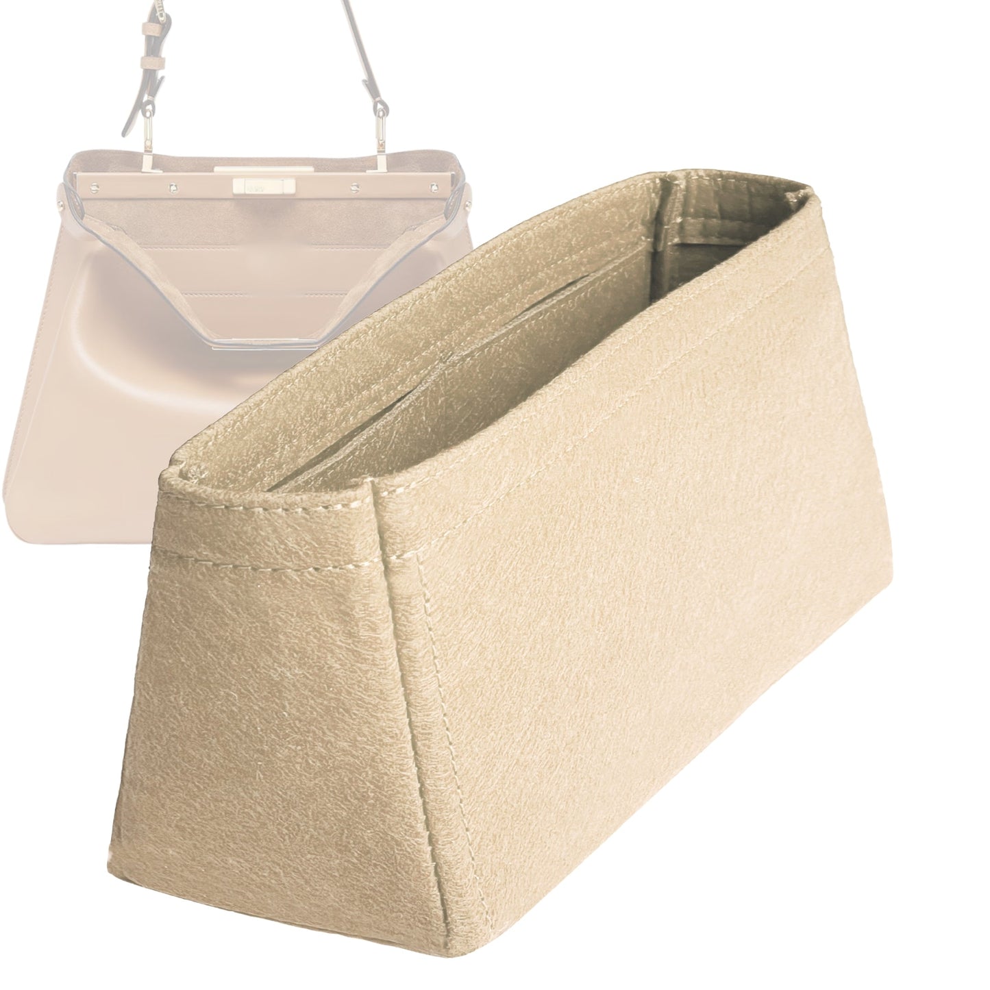 Fendi Handbag Organizer for Peekaboo X-Lite , Bag Insert Large
