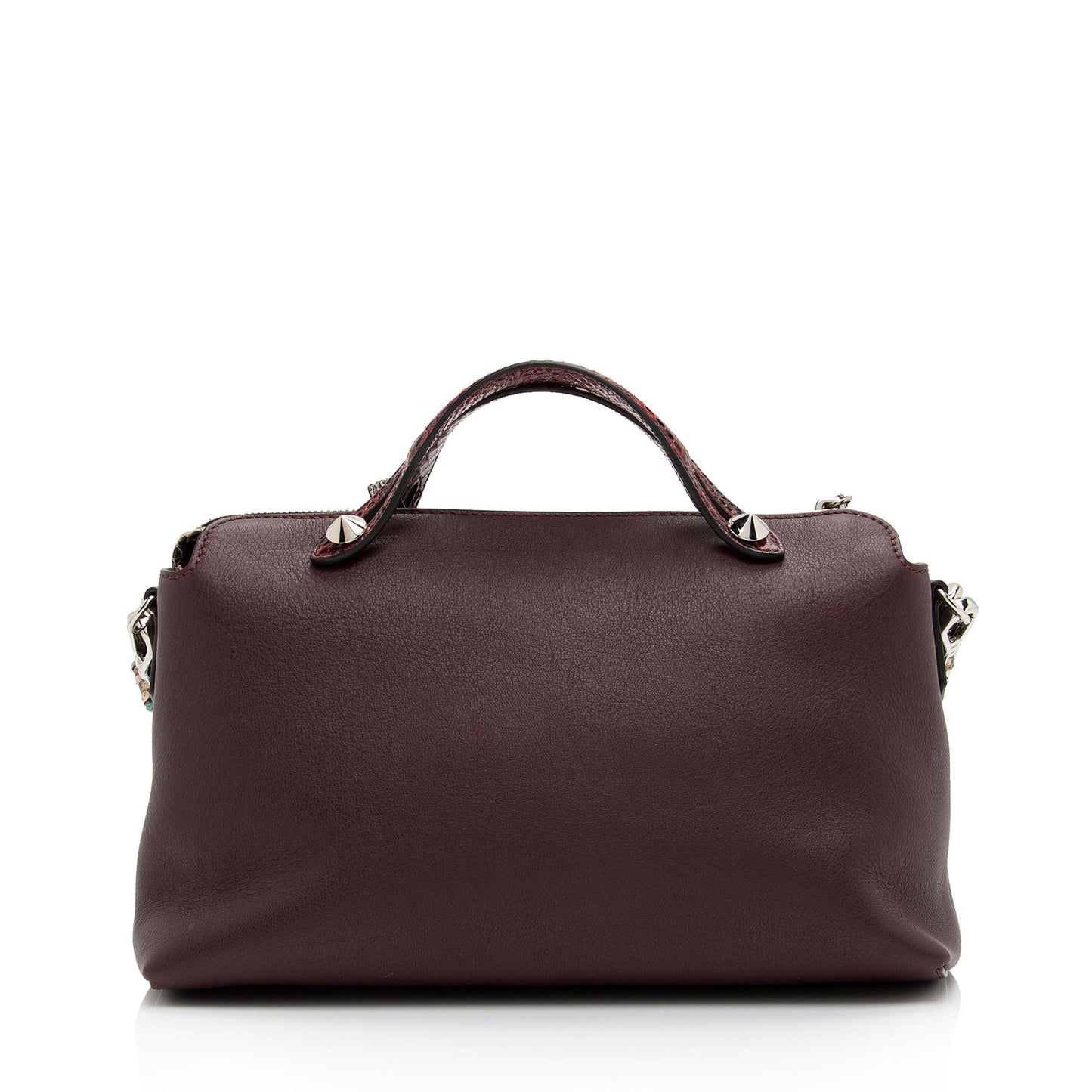 Fendi Calfskin By The Way Boston Bag Shf Yjjzi0 Python Small Satchel Bag