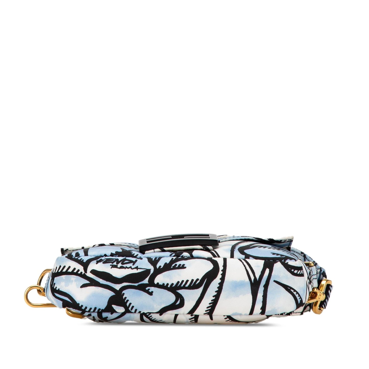 Fendi Joshua Vides Convertible Baguette Crossbody Nylon Mini Shoulder Bag Crossbody Shg Bno5Qn