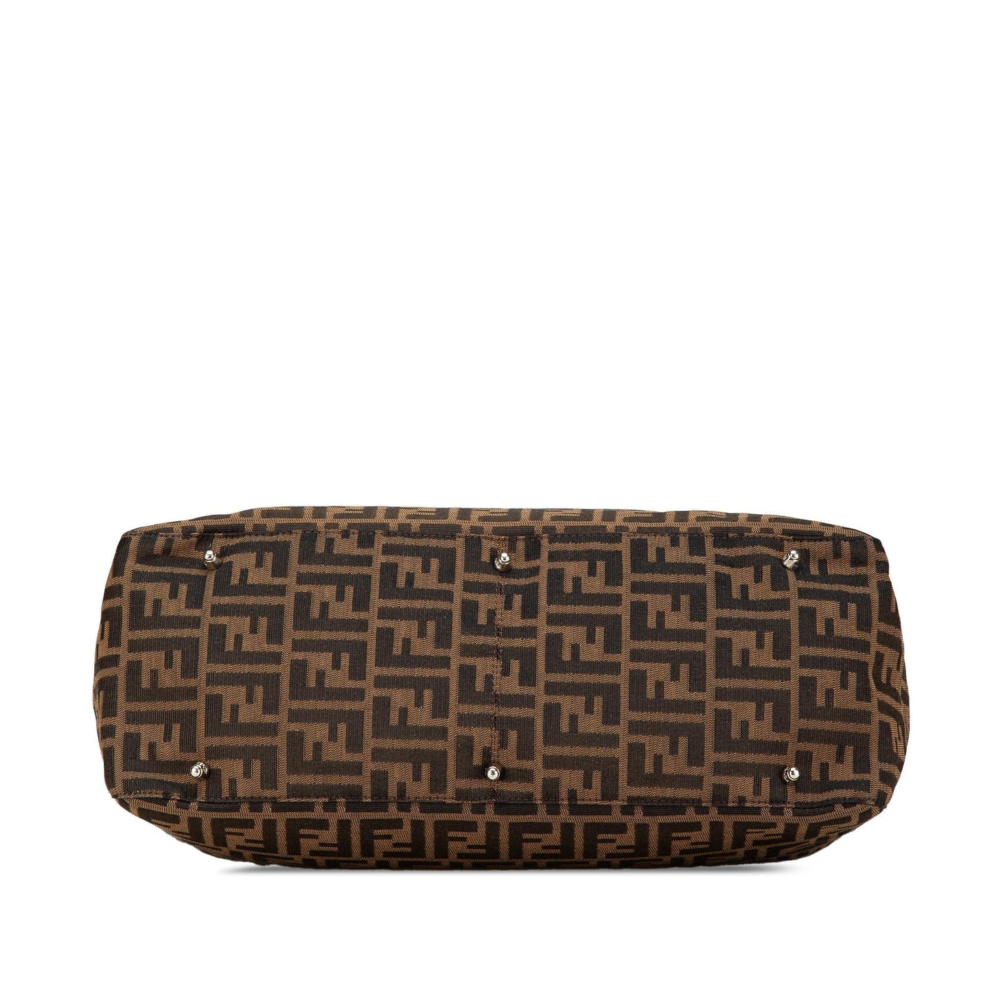 Fendi Zucca Twins Tote Canvas Large Tote Bag Twins Tote 5
