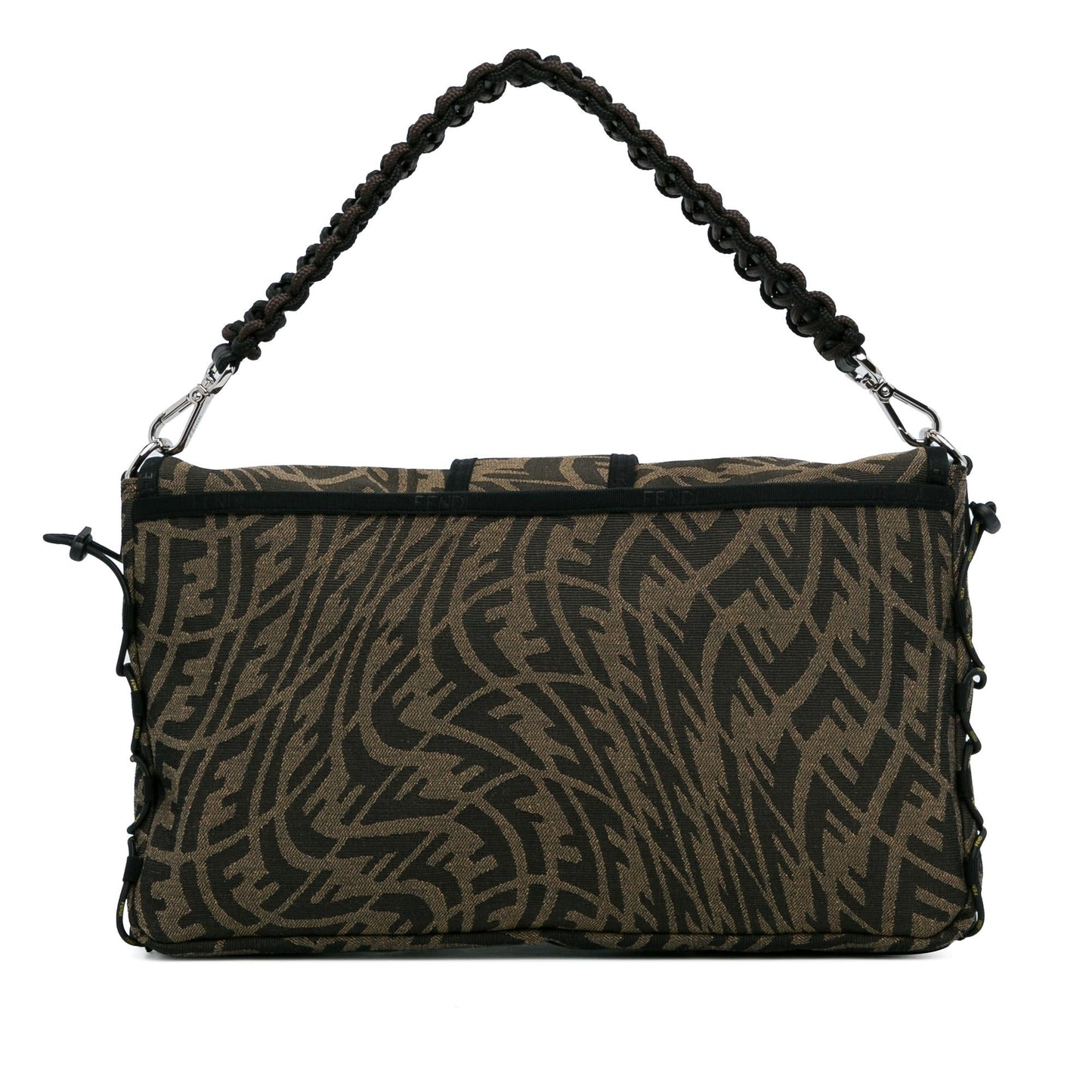 Fendi Zucca Vertigo Mesh Baguette Satchel Large Satchel Bag Baguette Satchel 1
