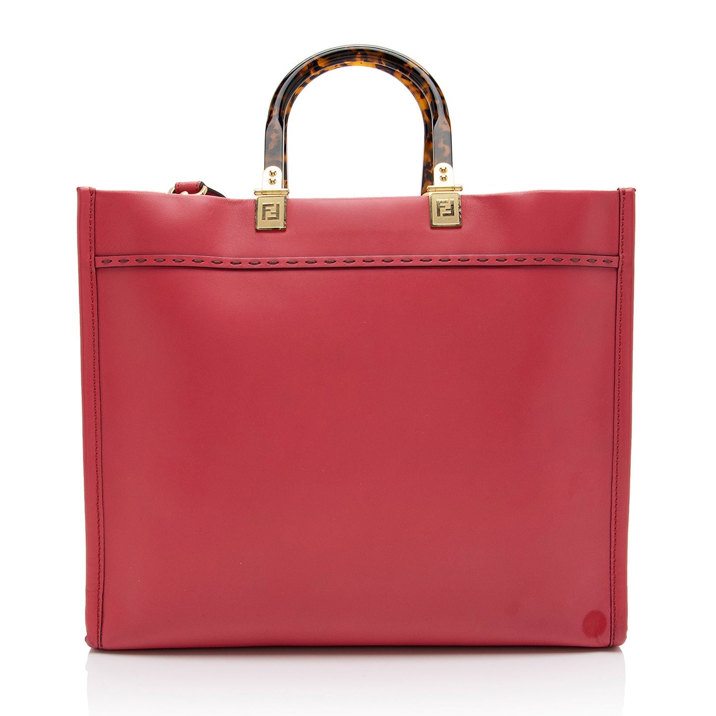 Fendi Sunshine Shopper Tote Leather Medium Tote Bag