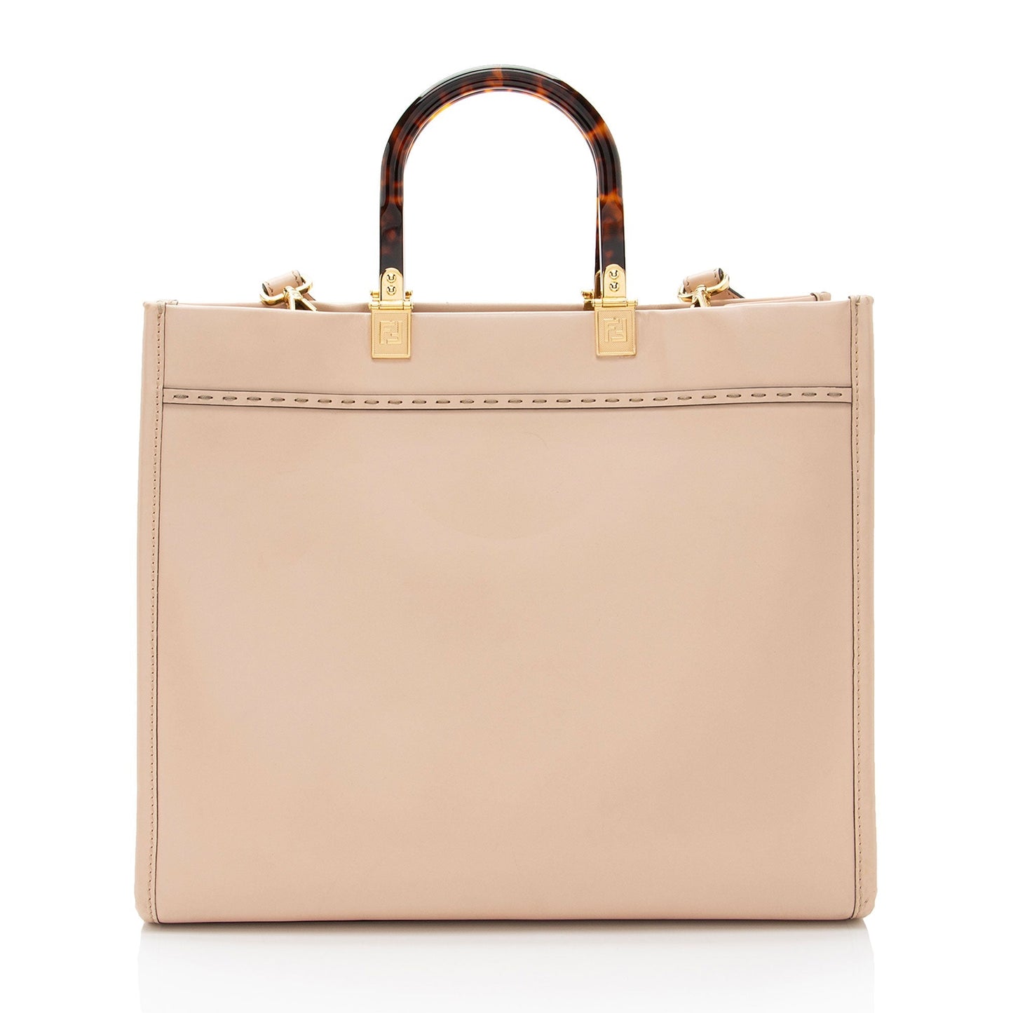 Fendi Sunshine Shopper Tote Shf Bvsolv Leather Medium Tote Bag