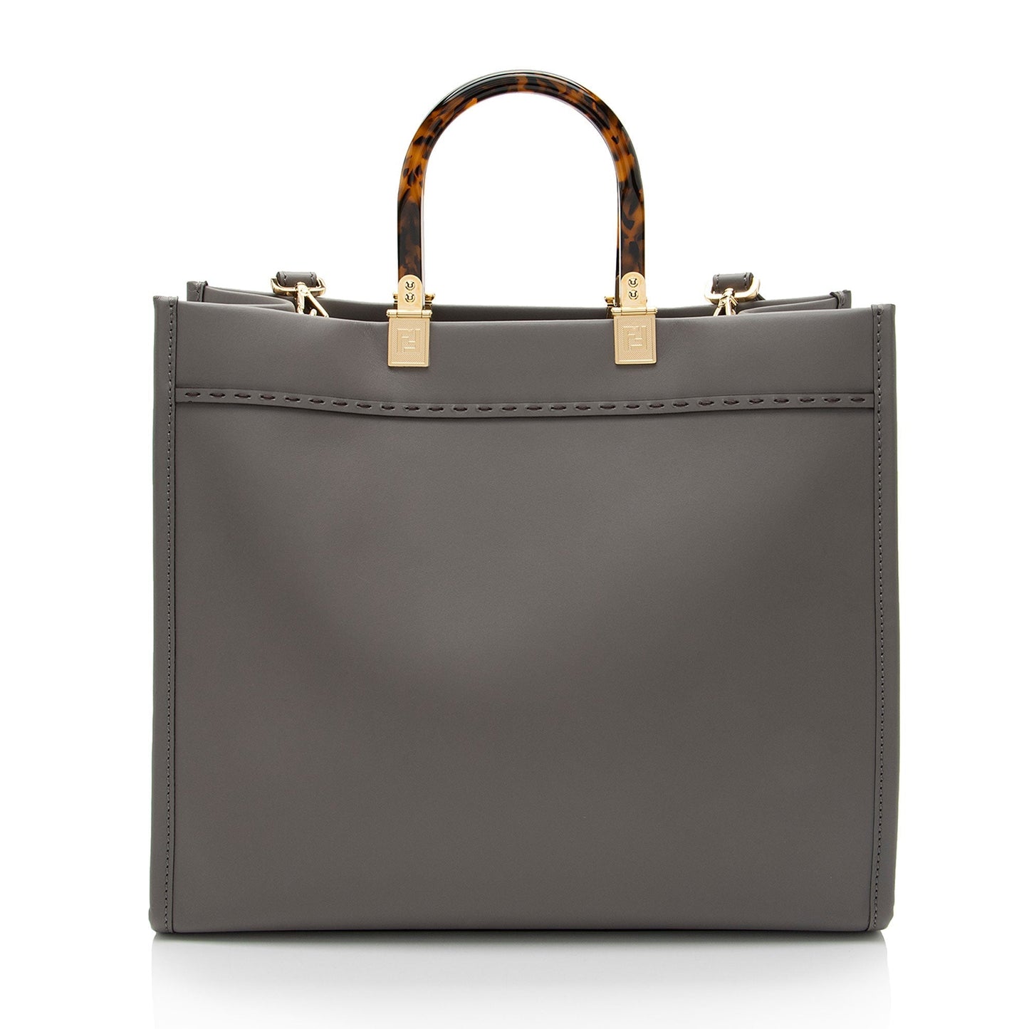Fendi Sunshine Shopper Tote Shf 55Mloh Leather Medium Tote Bag