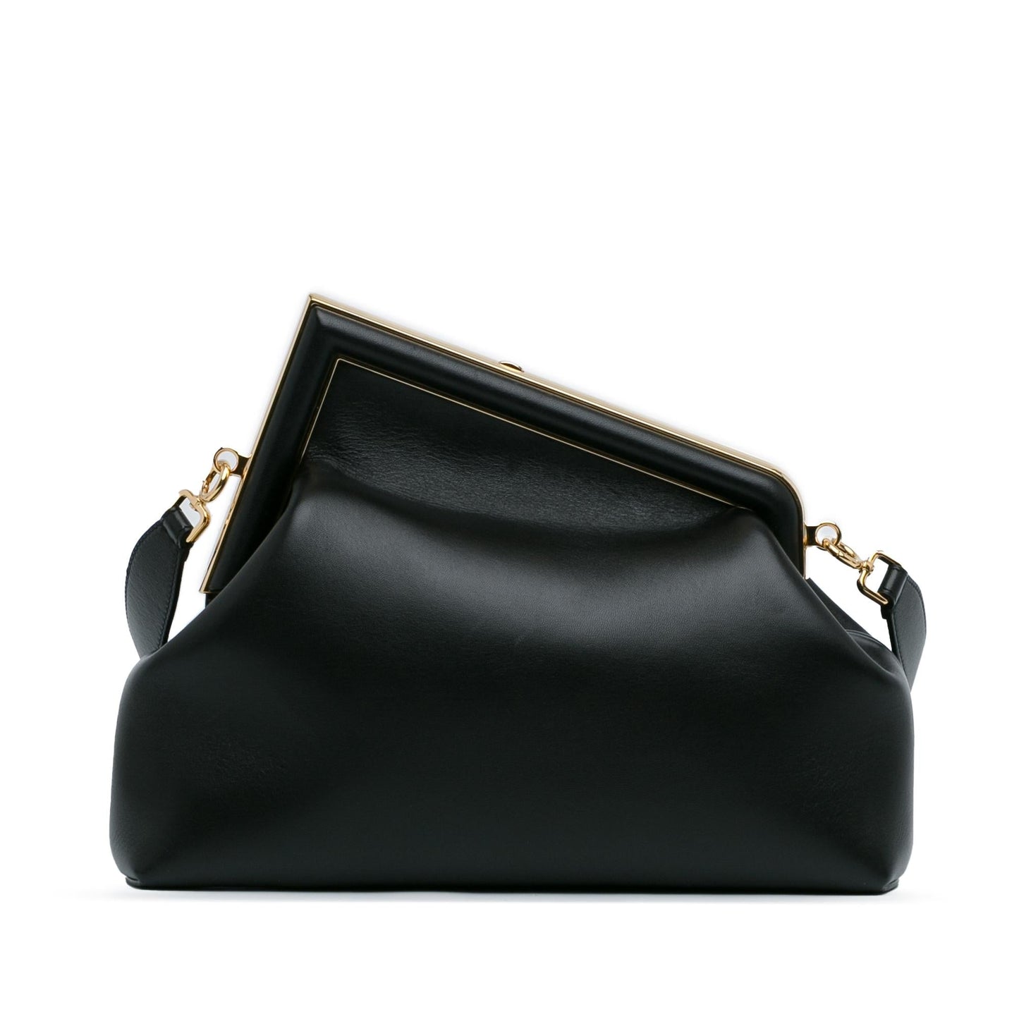 Fendi First Shoulder Bag Shg Gizice Leather Medium