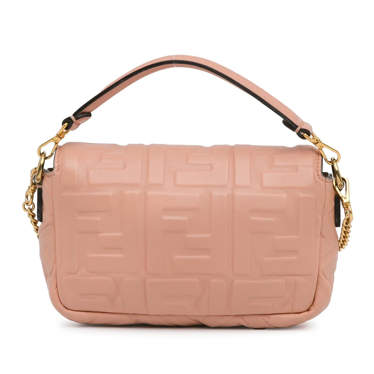 Fendi Zucca Baguette Satchel Shg Zzkfnk Mini Embossed Satchel Bag