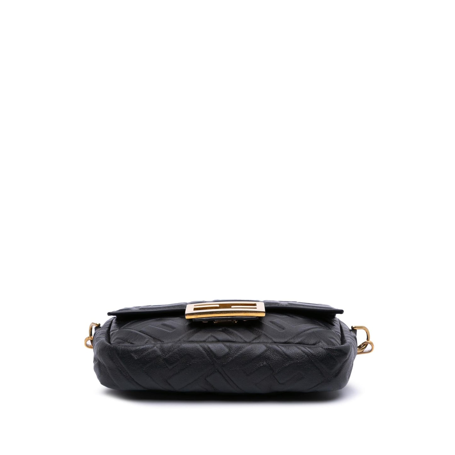 Fendi Zucca Baguette Satchel Leather Mini Embossed Satchel Bag Baguette Satchel 11