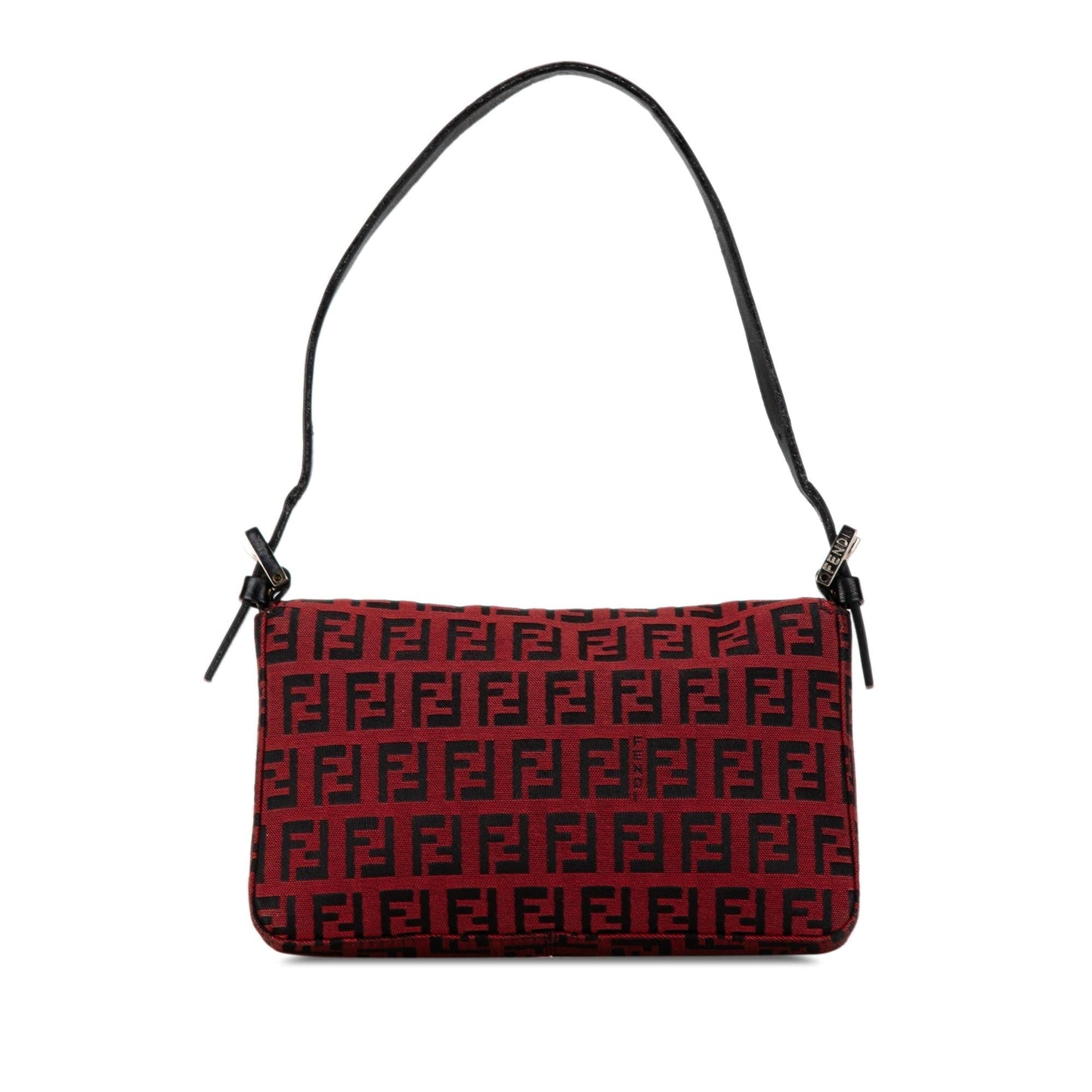 Fendi Zucchino Baguette Shoulder Bag Canvas Mini Baguette Shg Eyey0V