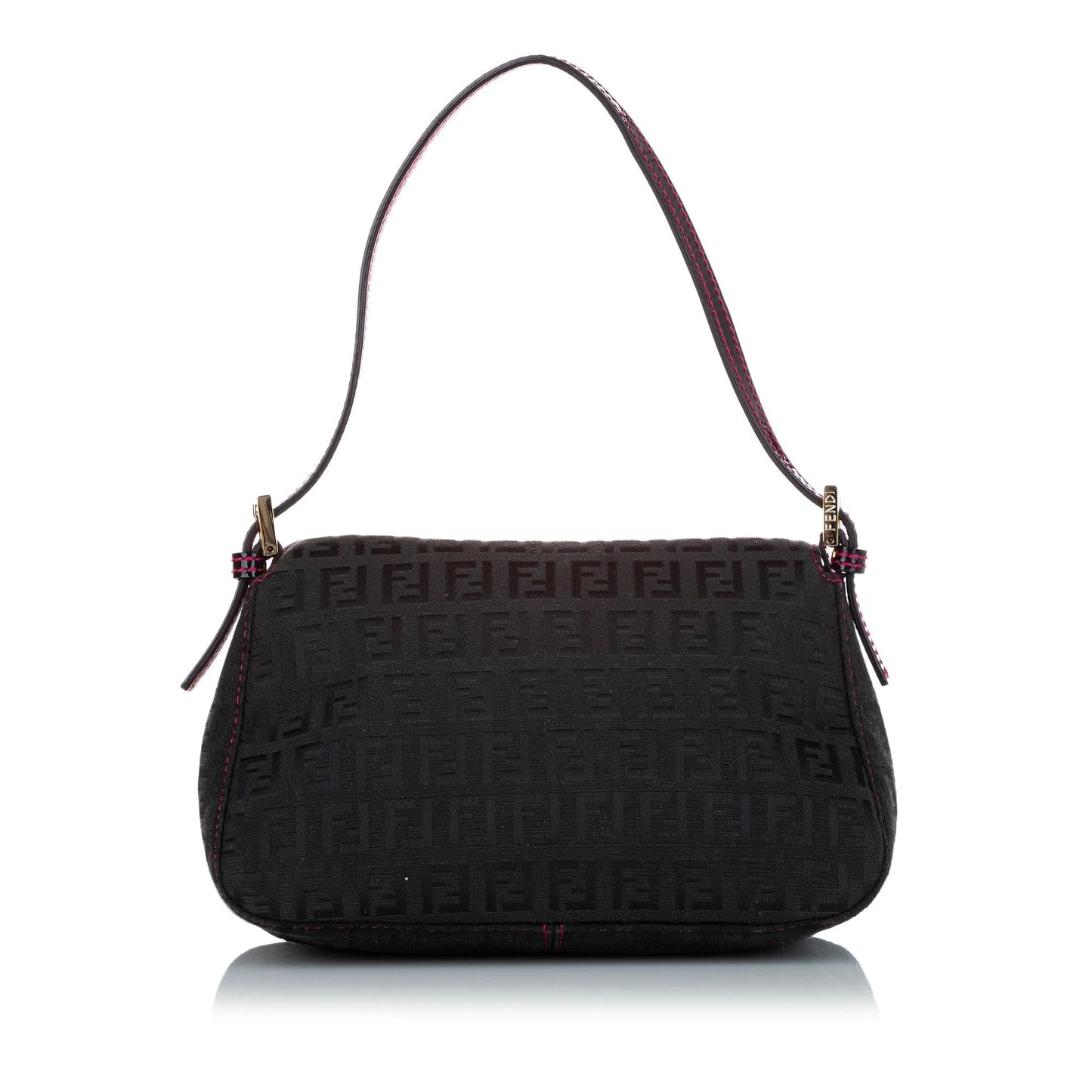Fendi Zucchino Mamma Baguette Shg Z8Xf9F Handbag Canvas Mini Shoulder Bag