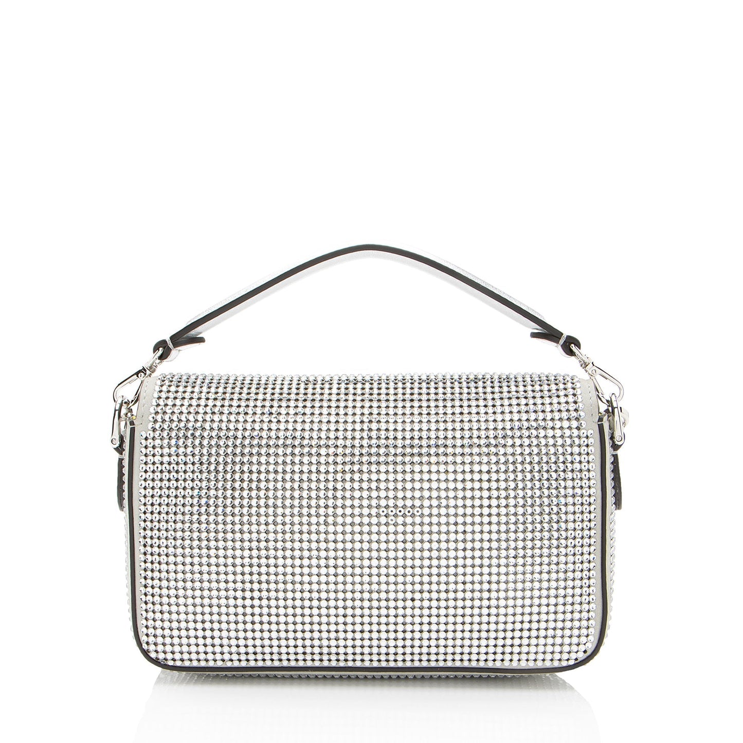 Fendi Nubuck Crystal Baguette Shf Euhxv9 Crossbody Bag Mini Shoulder Bag