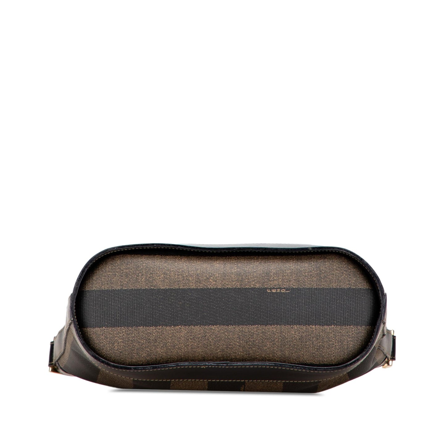 Fendi Pequin Coated Crossbody Canvas Crossbody Bag