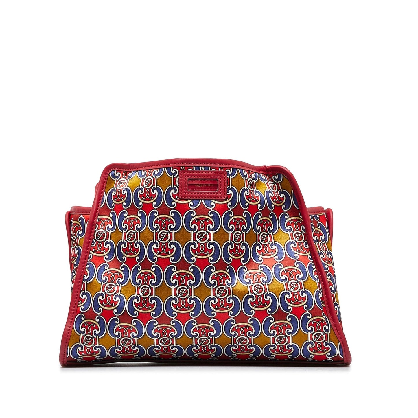 Fendi Royale Print Stamp Patch Runaway Handbag Shg Ssvdbs Satchel Bag