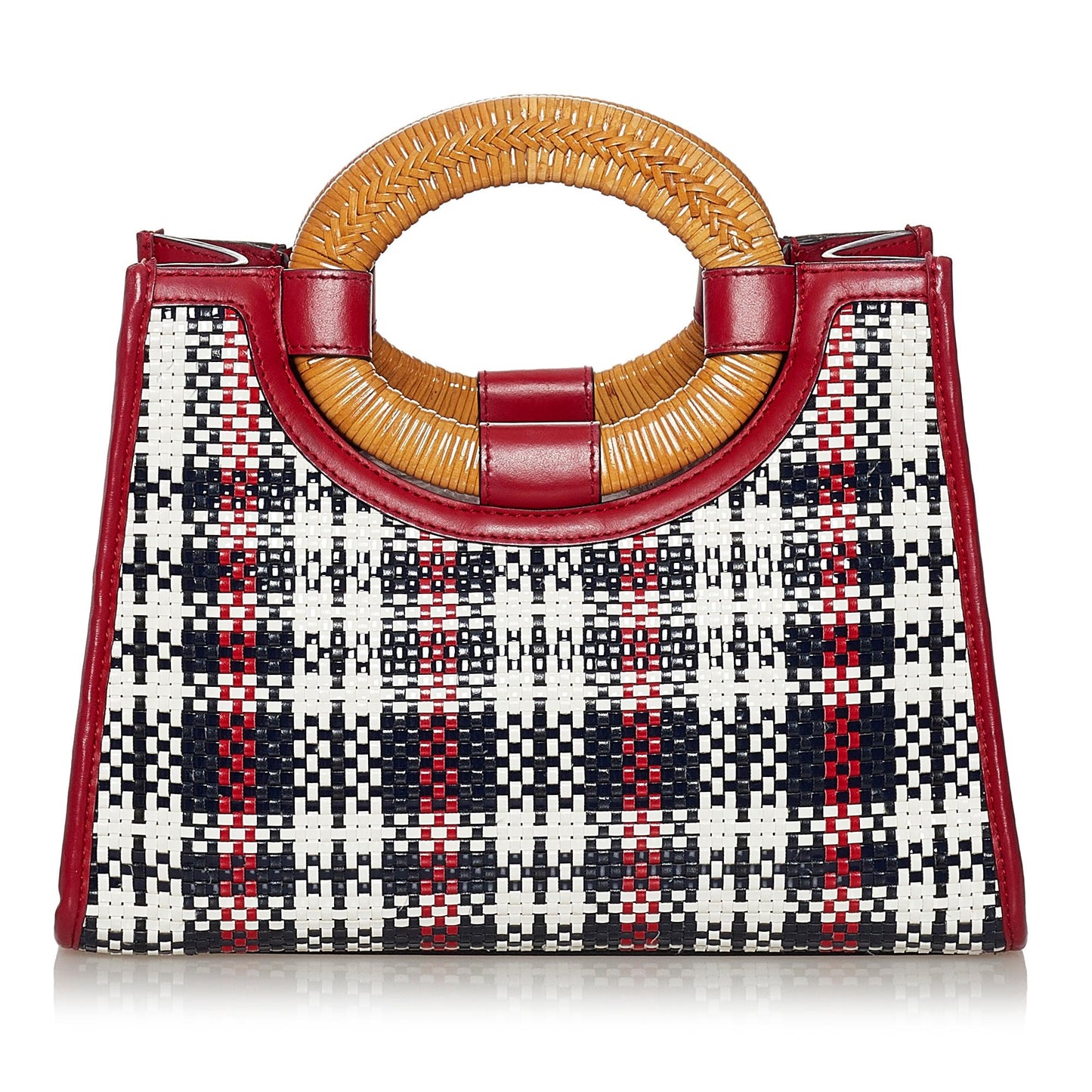 Fendi Runaway Tartan Plaid Satchel Shg Satchel Bag