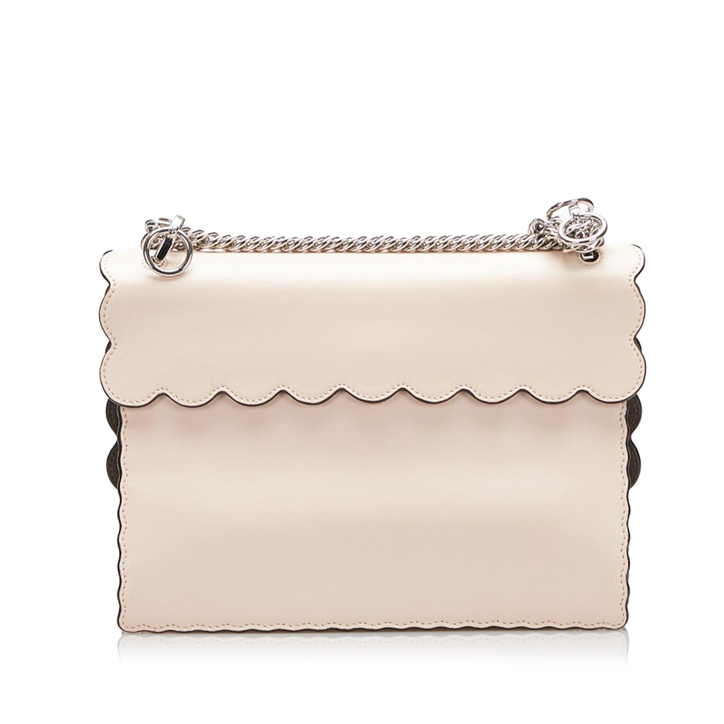 Fendi Scalloped Kan Shg Rwpnma Satchel Bag