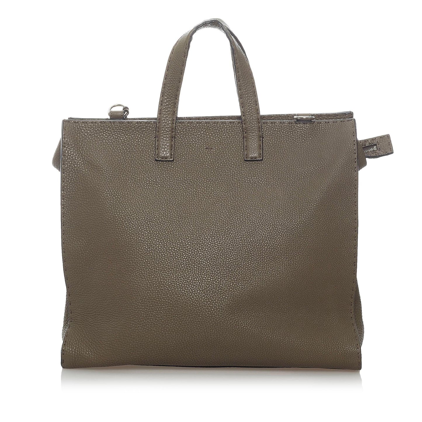 Fendi Selleria Satchel Shg Leather Satchel Bag