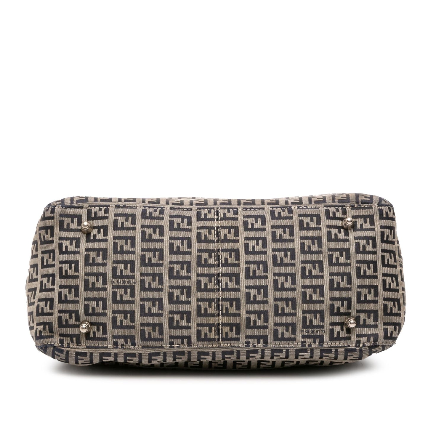 Fendi Zucchino Twins Tote Canvas Small Tote Bag Twins Tote 2