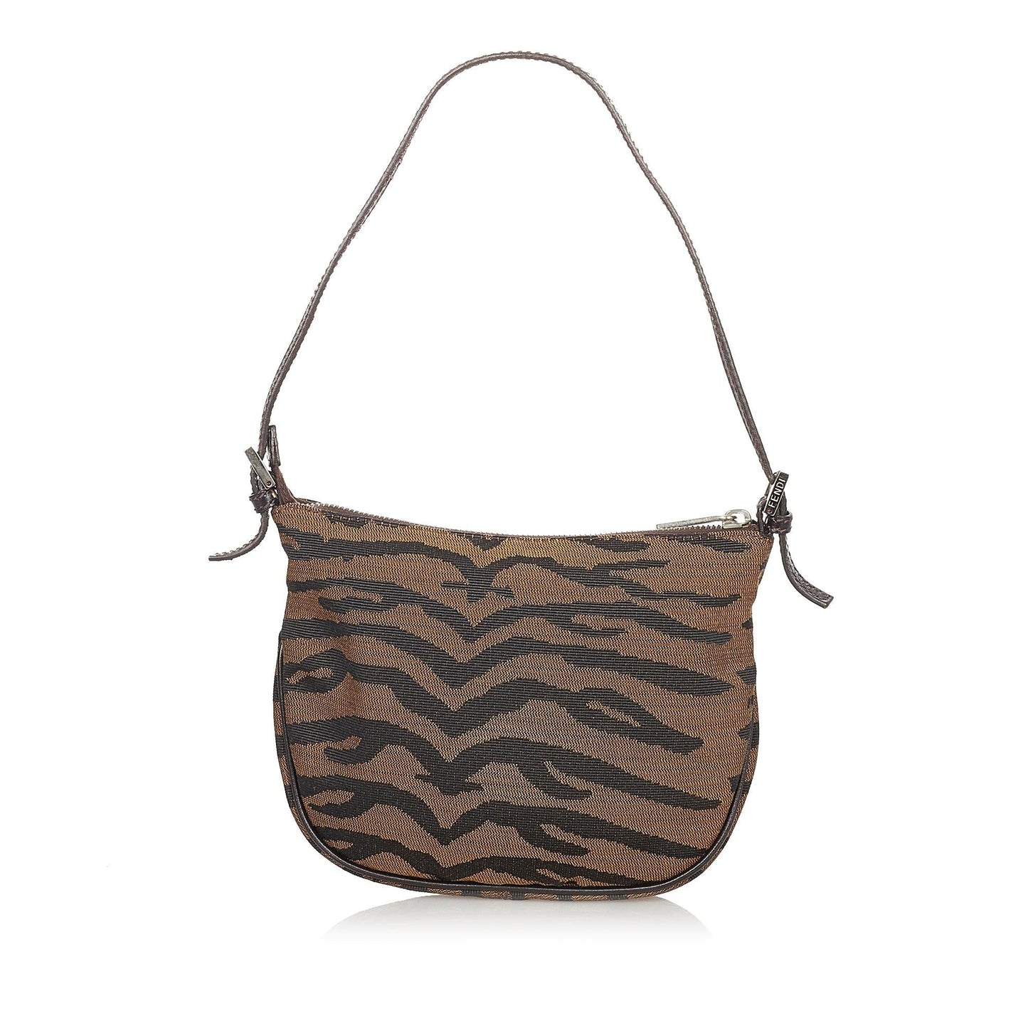 Fendi Tiger Print Shoulder Bag Shg Canvas Bag Shg 24873