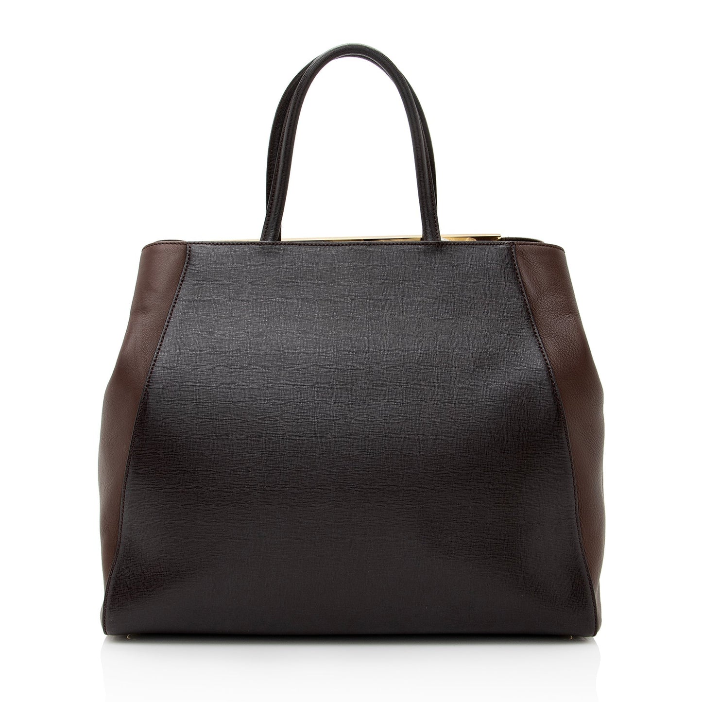 Fendi Calfskin 2Jours Elite Tote Shf Vitello Large Tote Bag