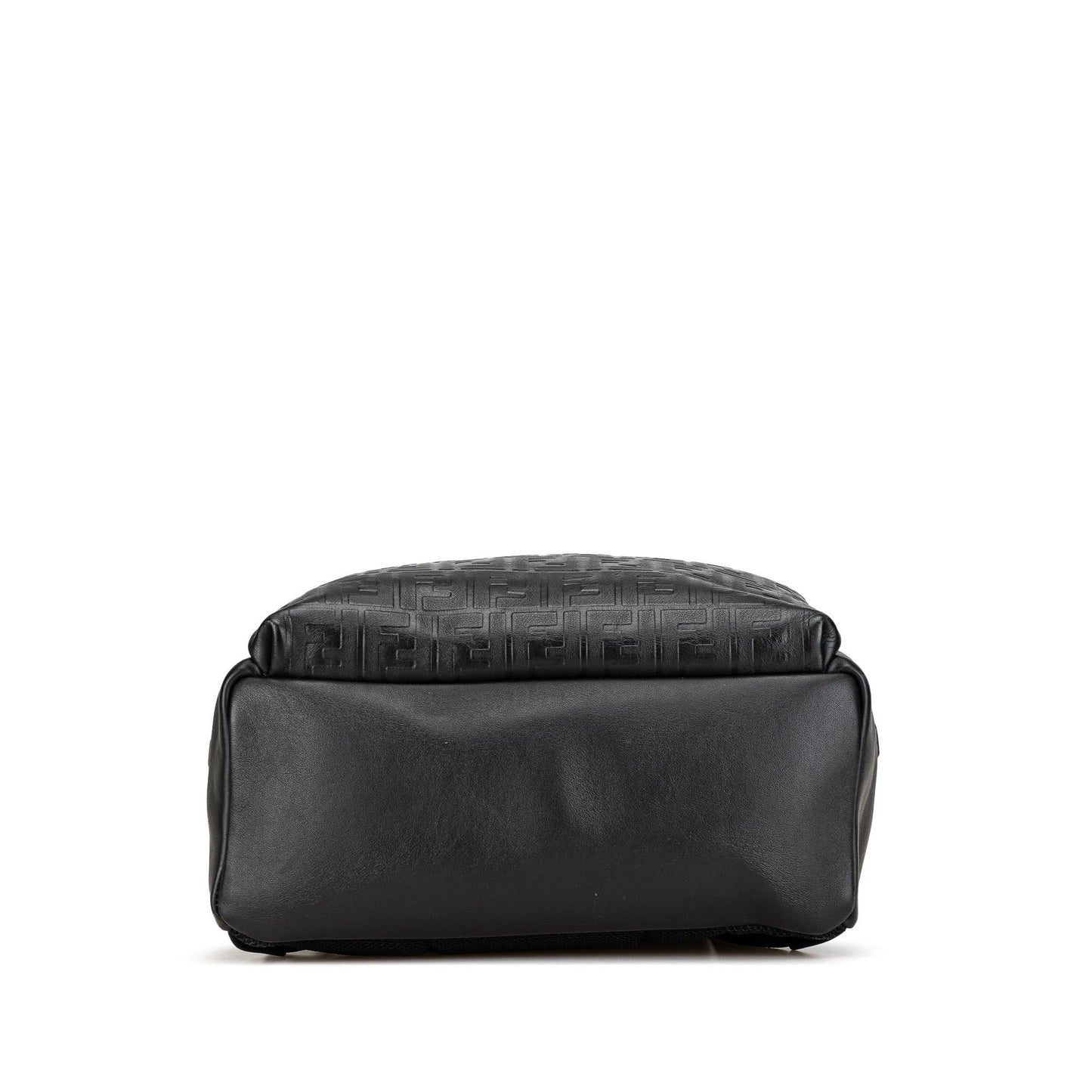 Fendi Grace Zucca Backpack Leather Vitello Embossed
