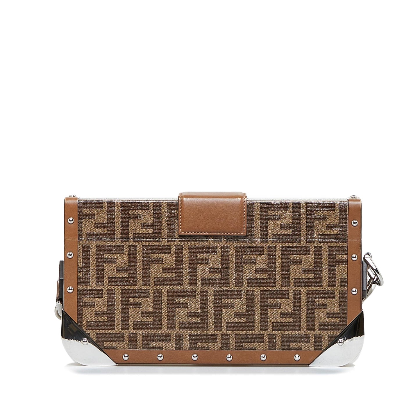 Fendi Zucca Baguette Trunk Shg Lsaea4 Crossbody Bag Shoulder Bag