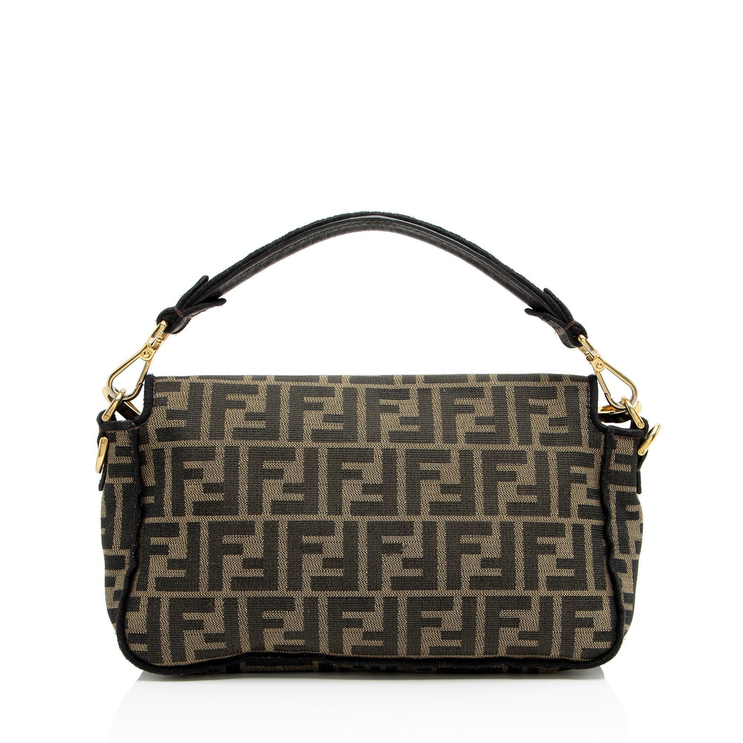 Fendi Zucca Calfskin Baguette Shoulder Bag Baguette Shoulder Bag