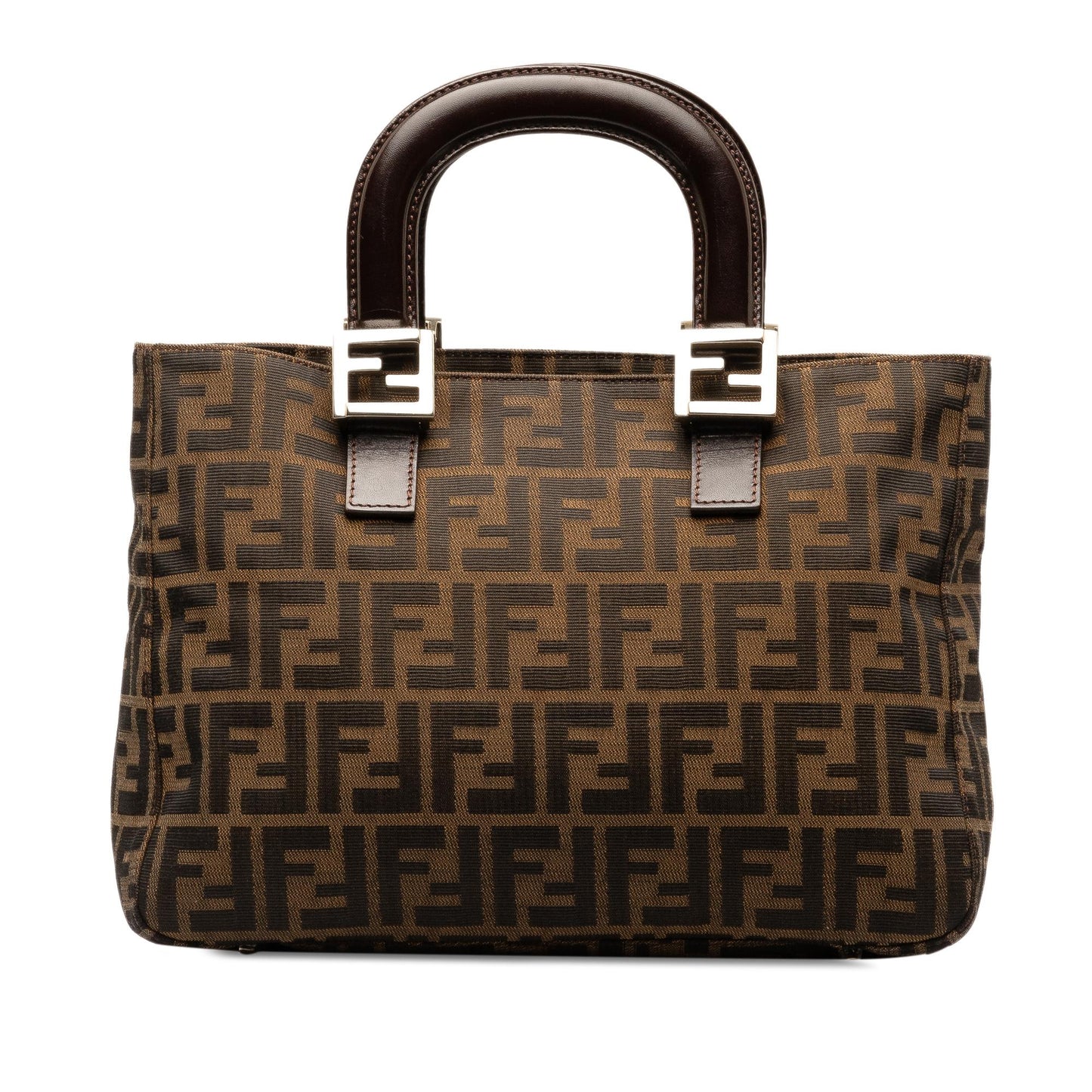Fendi Zucca Handle Tote Shg Yheh88 Canvas Tote Bag