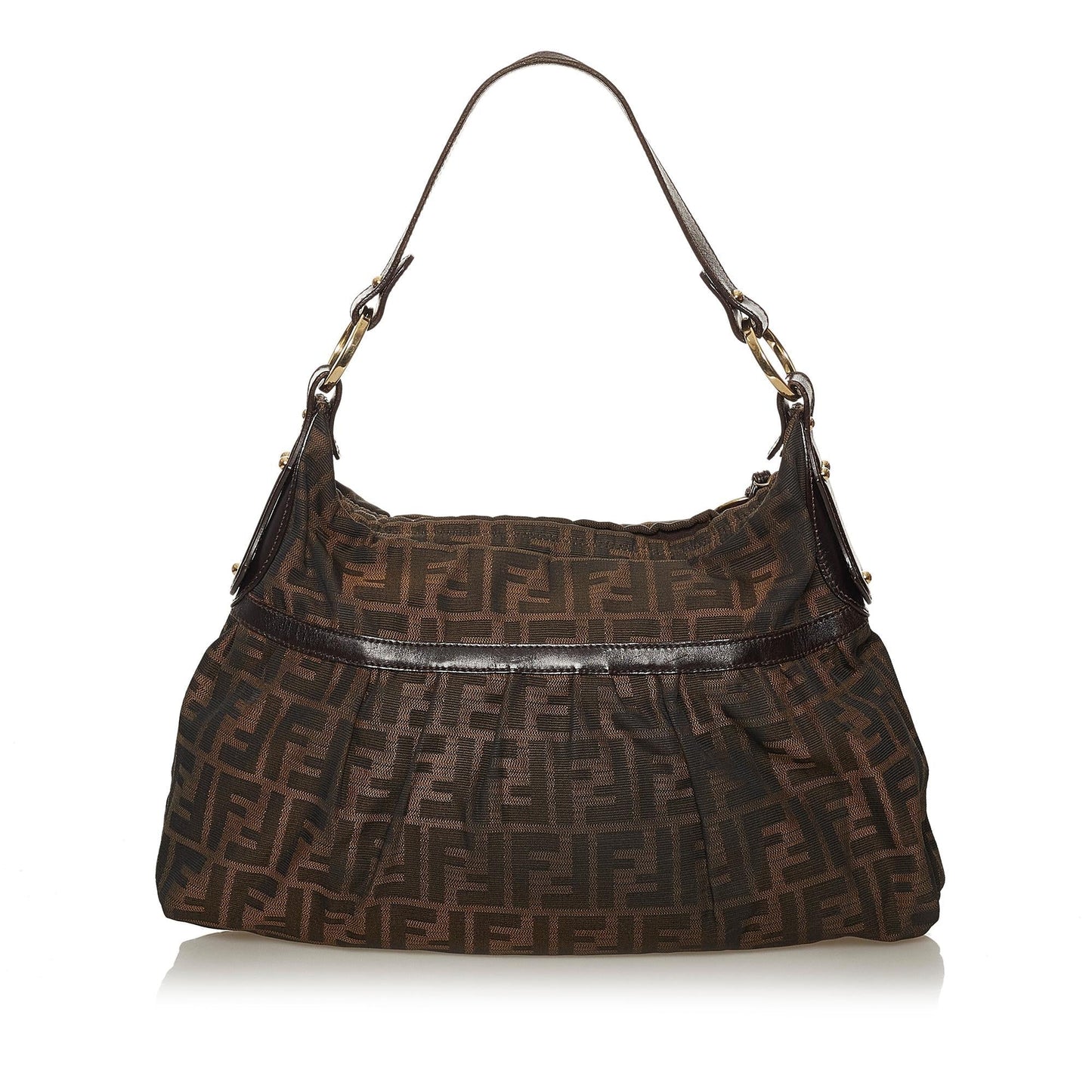 Fendi Zucca Chef Shoulder Bag Shg Canvas Bag Shg 28386