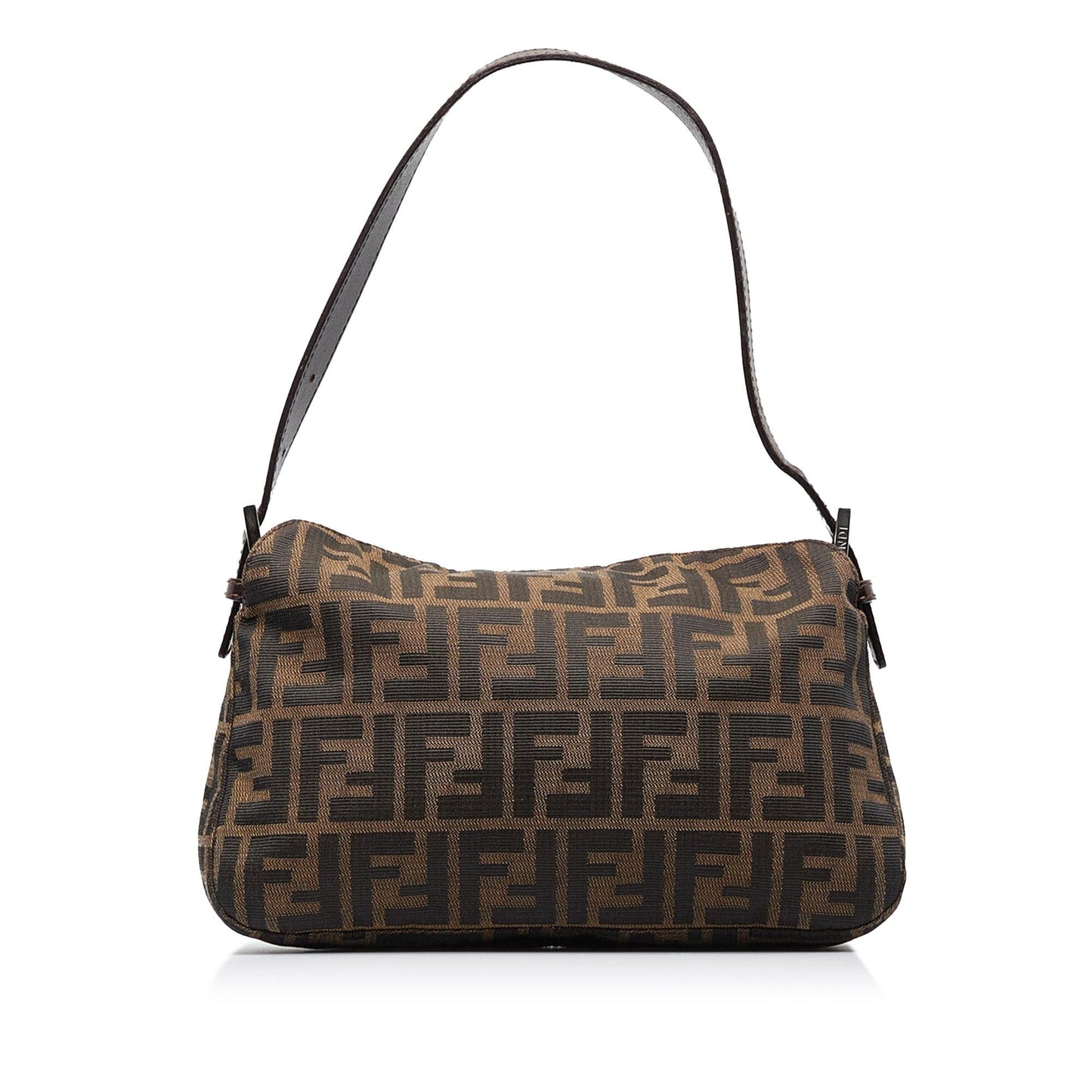 Fendi Zucca Double Baguette Shg Xpkfdo Handbag Canvas Flap Shoulder Bag