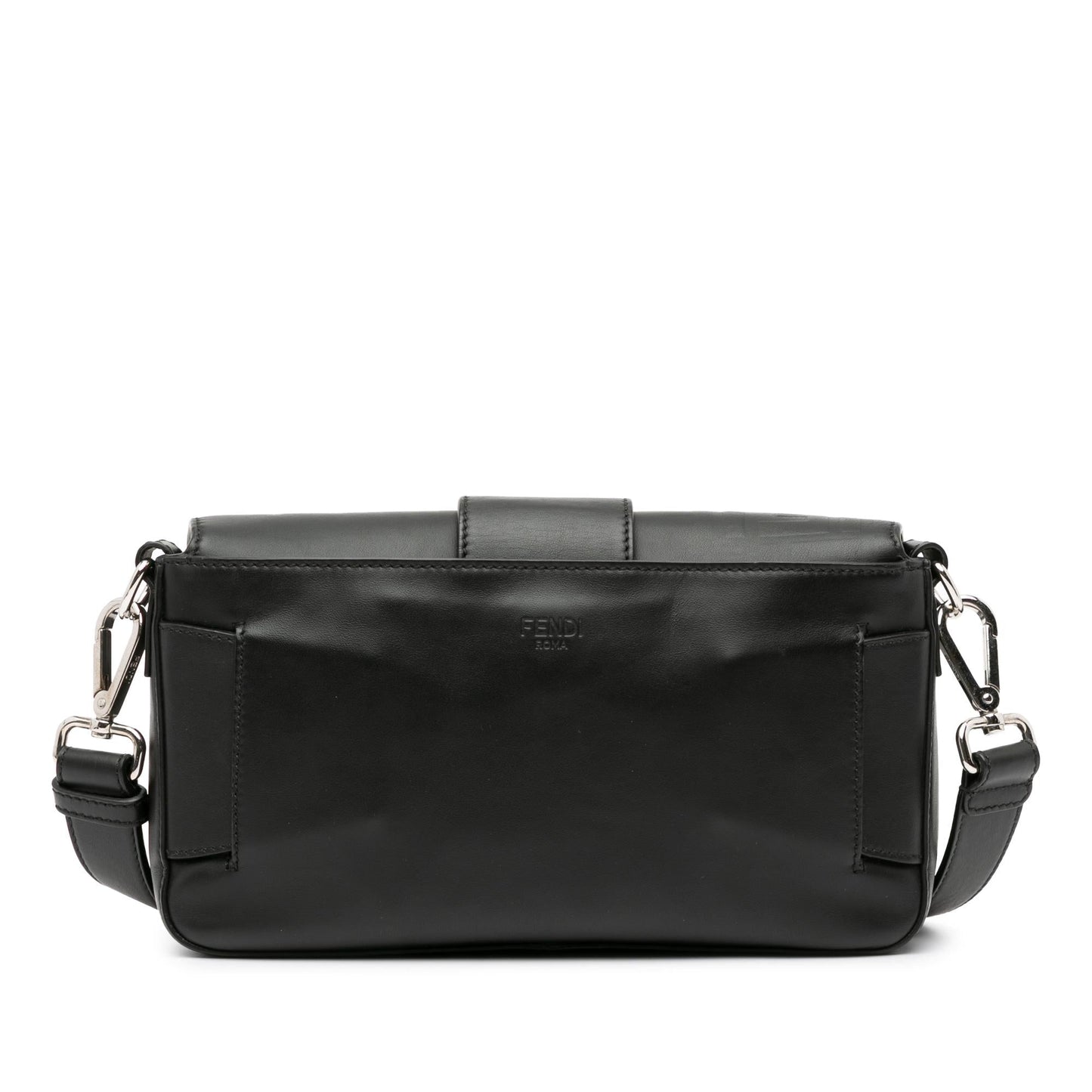 Fendi Zucca Convertible Baguette Crossbody Shg Rlo8Ne Embossed Shoulder Bag