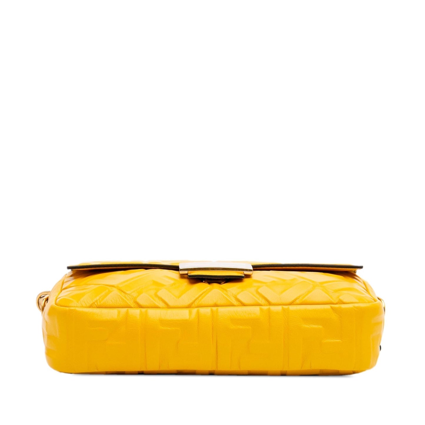 Fendi Zucca Baguette Satchel Leather Embossed Satchel Bag Baguette Satchel 6