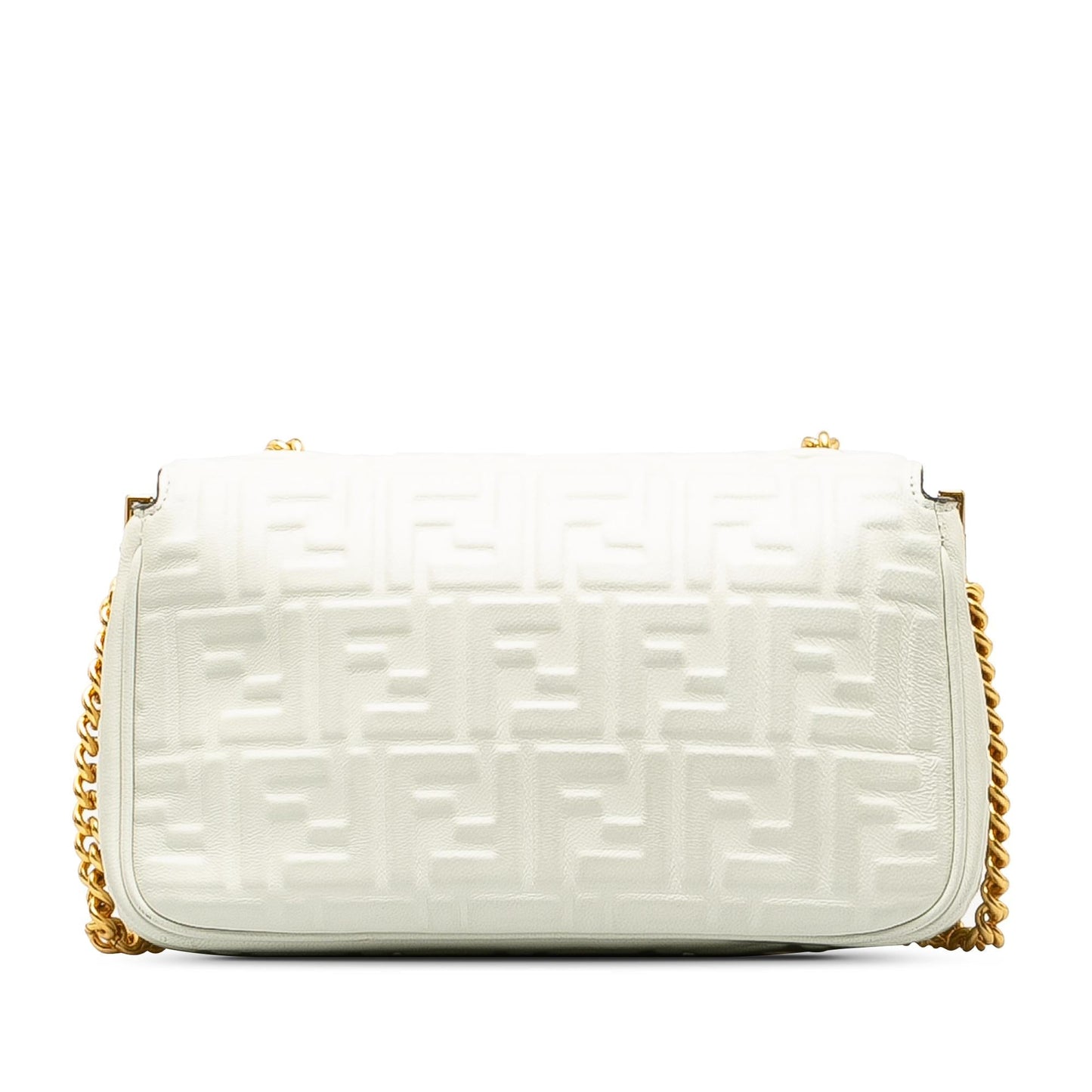 Fendi Zucca Midi Baguette Shg P7Ykr5 Shoulder Bag Embossed