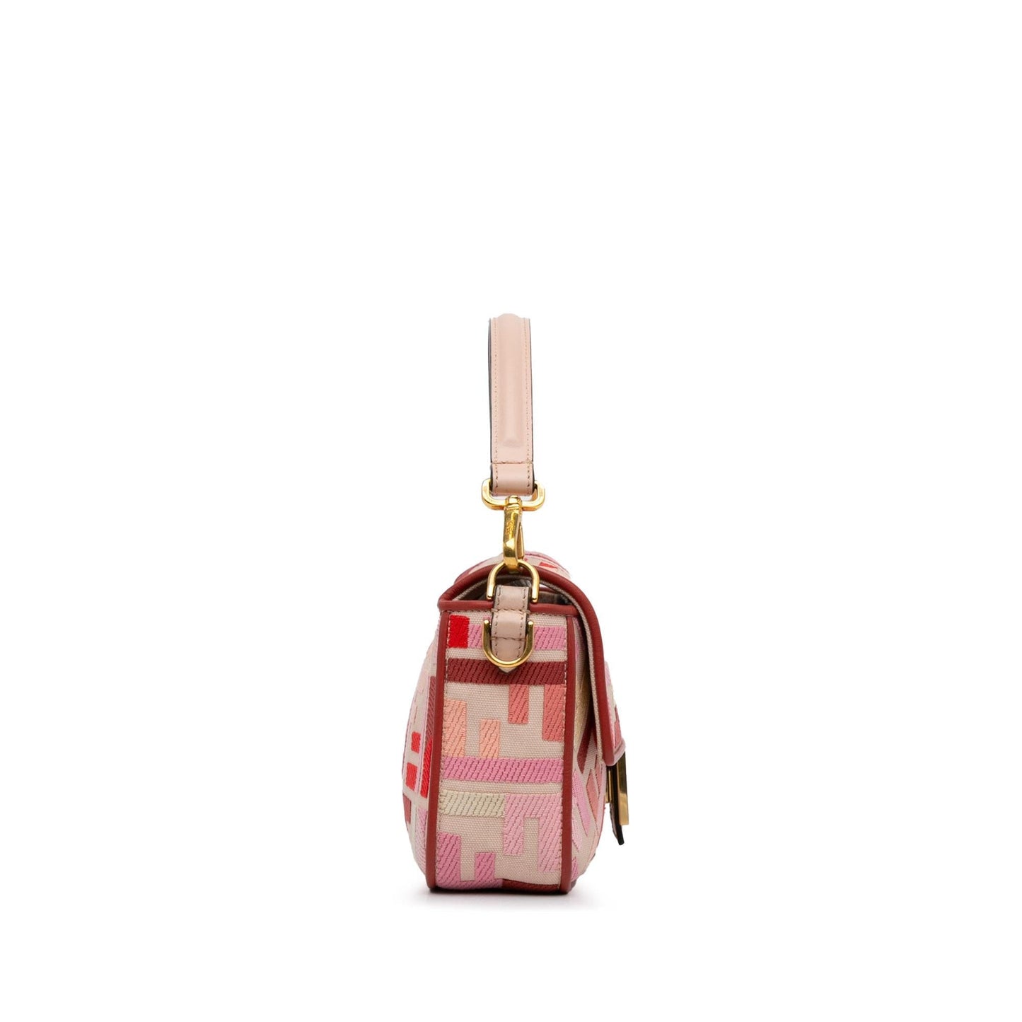 Fendi Zucca Baguette Satchel Shg Wlogcz Embroidered Satchel Bag