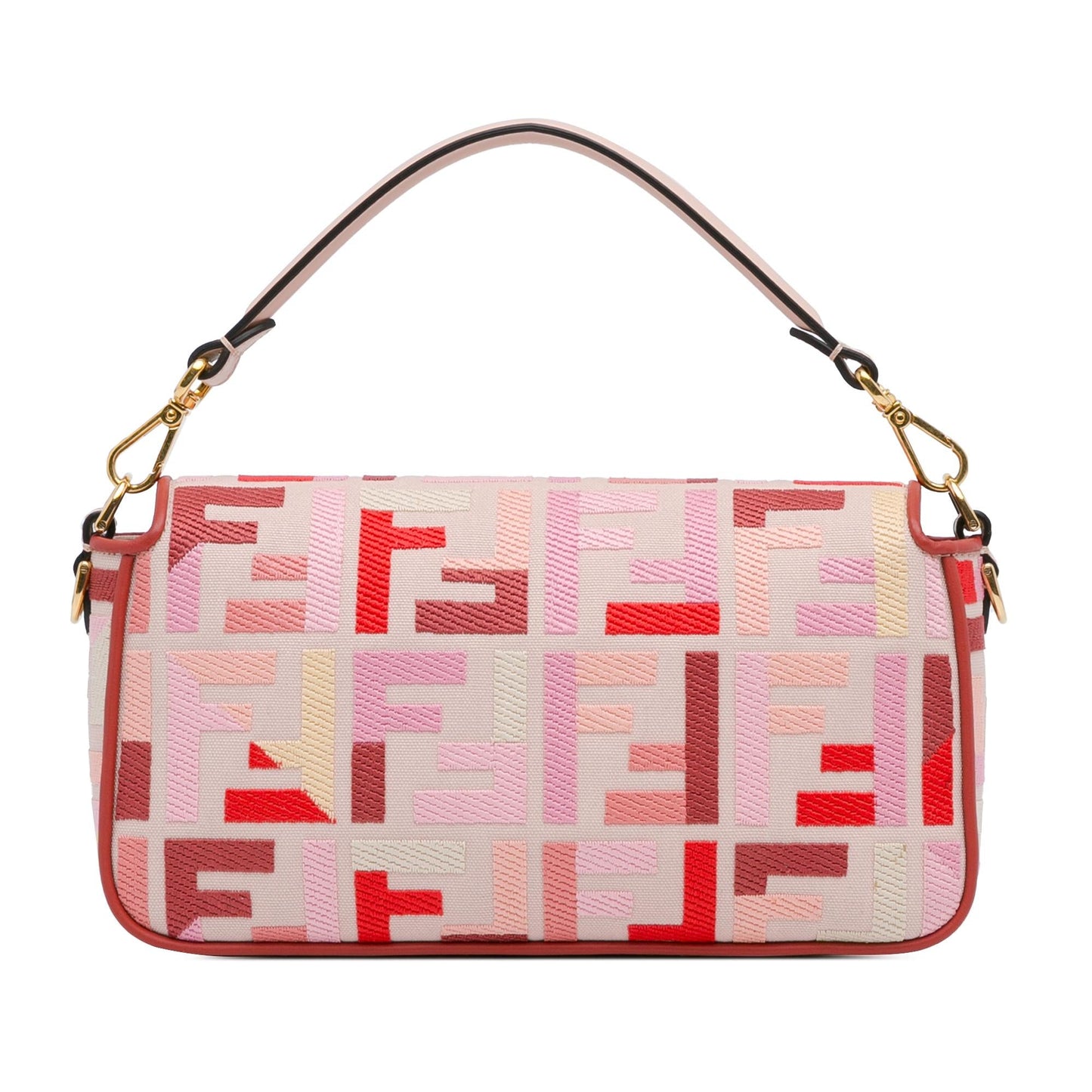 Fendi Zucca Baguette Satchel Shg Lajuva Embroidered Satchel Bag