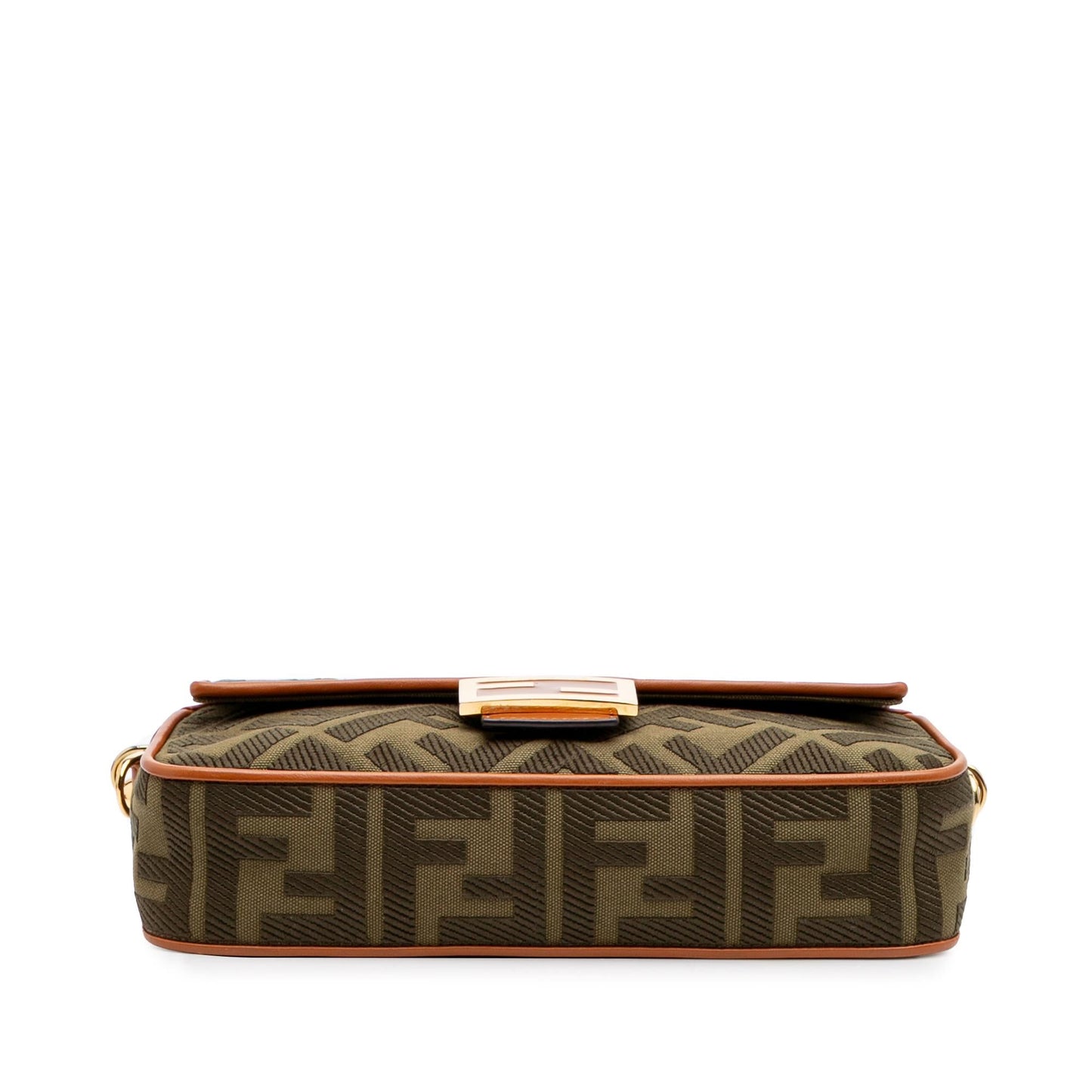 Fendi Zucca Baguette Satchel Canvas Embroidered Satchel Bag Baguette Satchel 7