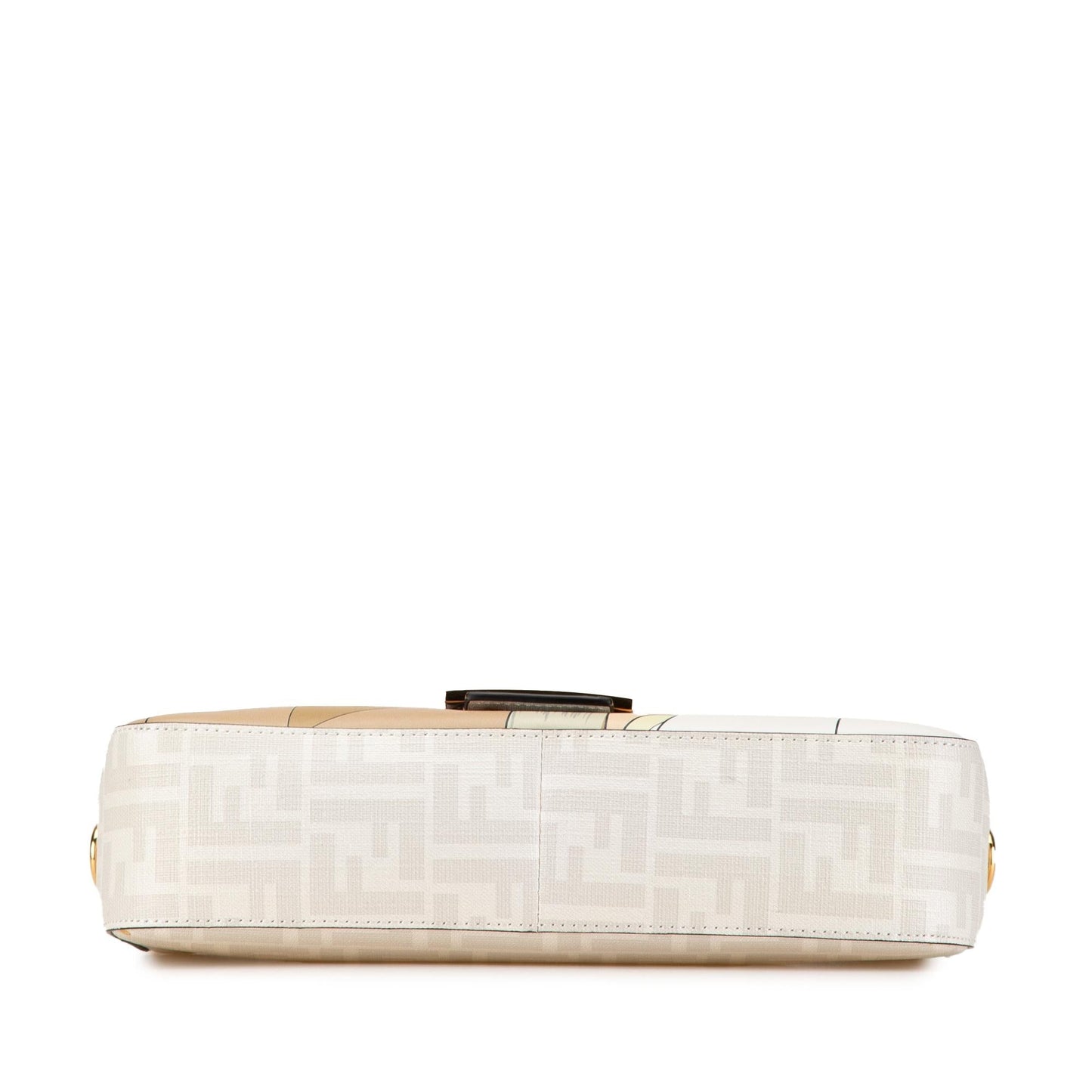 Fendi Zucca Graphic Print Coated Bikini Girls Baguette Satchel Canvas Satchel Bag Satchel Shg M98Lh0