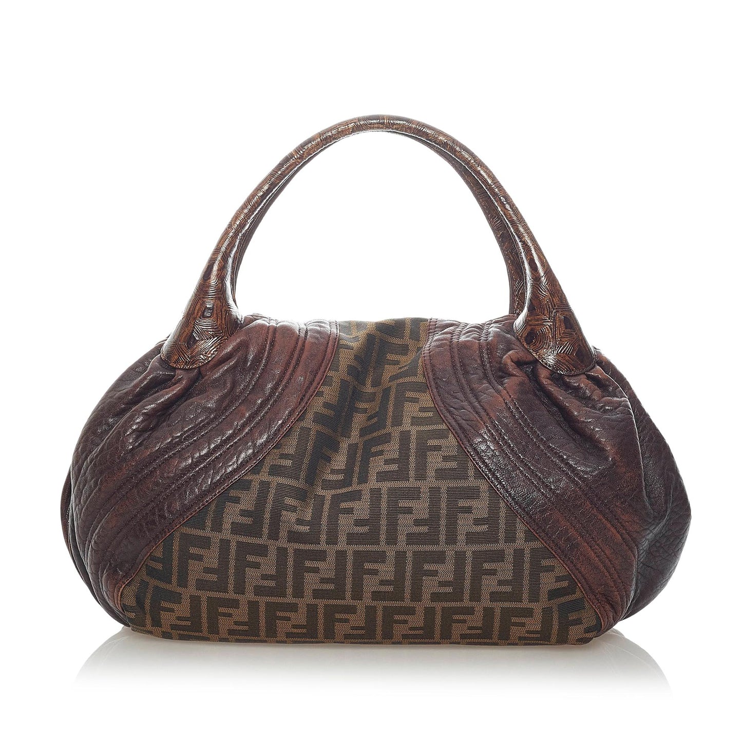 Fendi Zucca Spy Handbag Shg Canvas Satchel Bag Handbag Shg 32929