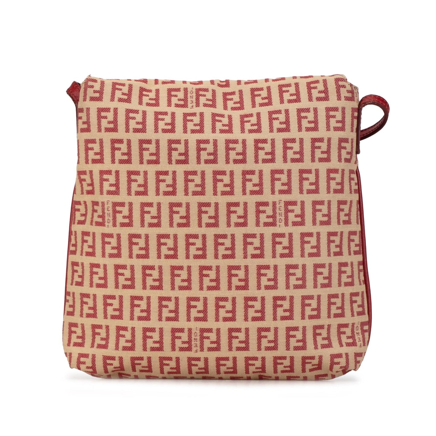 Fendi Zucchino Crossbody Canvas Flap Crossbody Bag Crossbody Shg 6Leiki