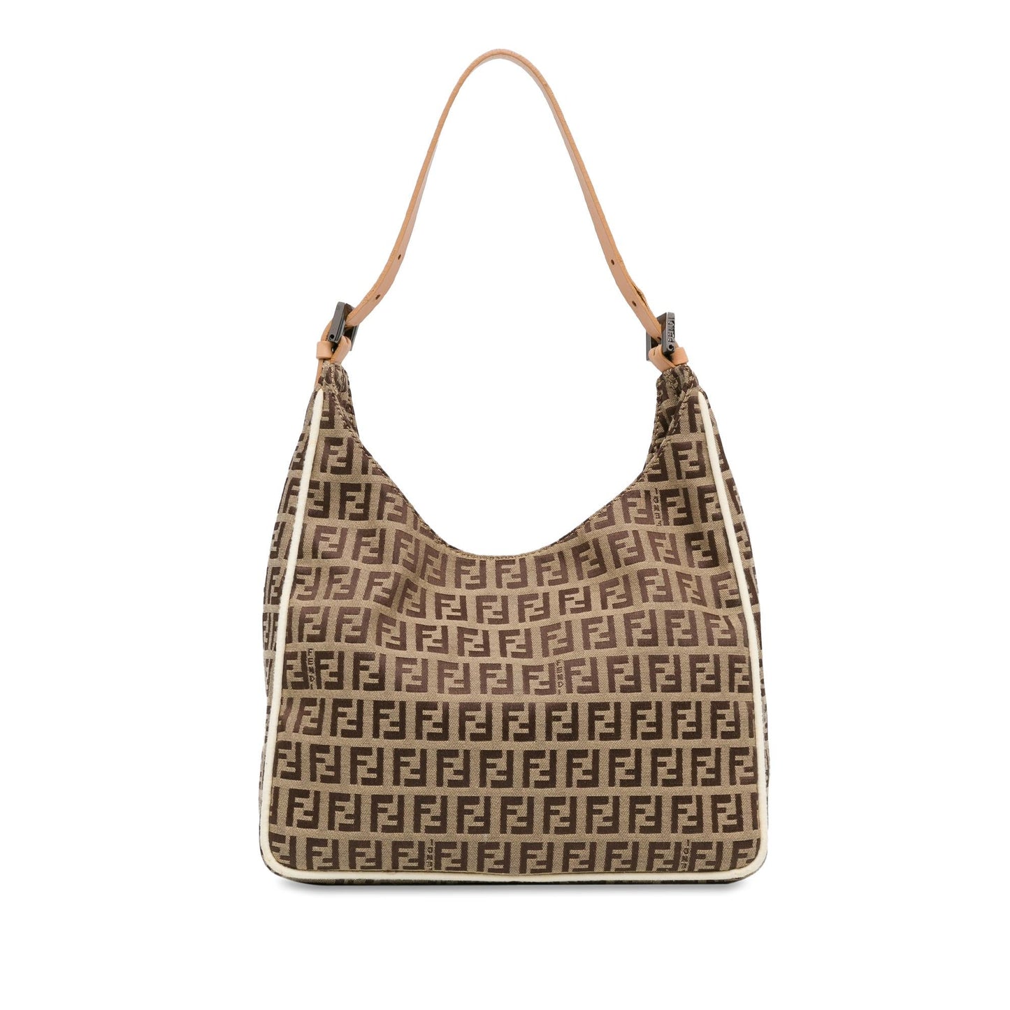 Fendi Zucchino Shoulder Bag Shg P19Pft Canvas