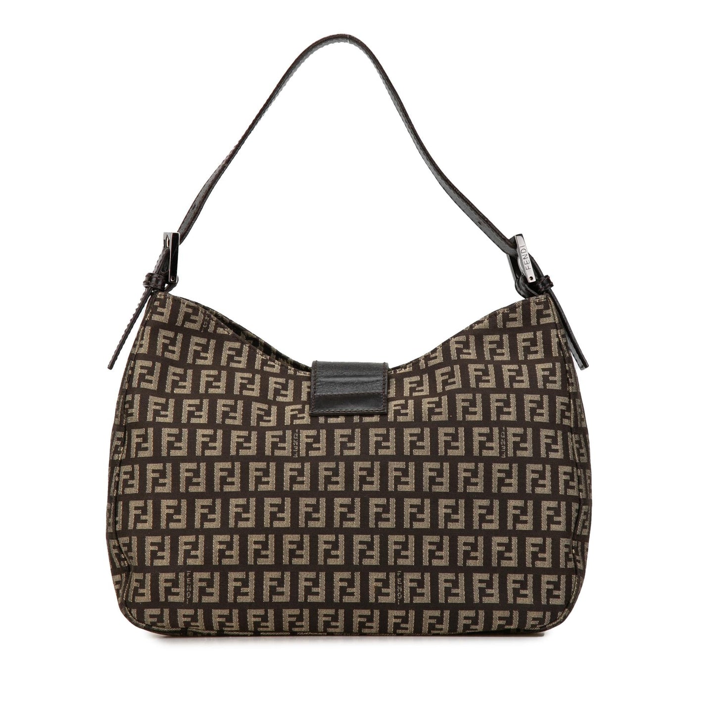 Fendi Zucchino Shoulder Bag Shg Canvas