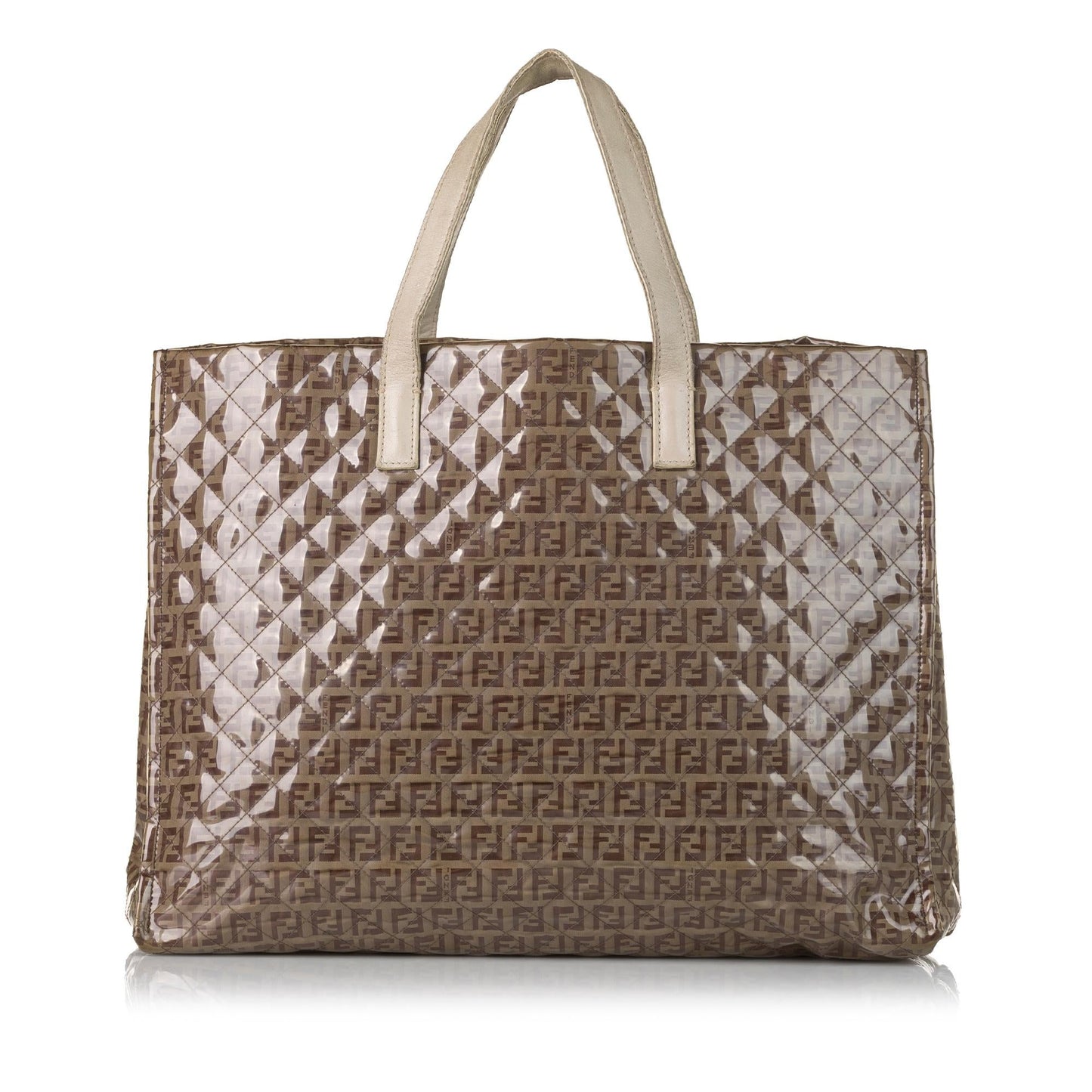 Fendi Zucchino Glazed Tote Tote Bag Tote Shg Glw2Re