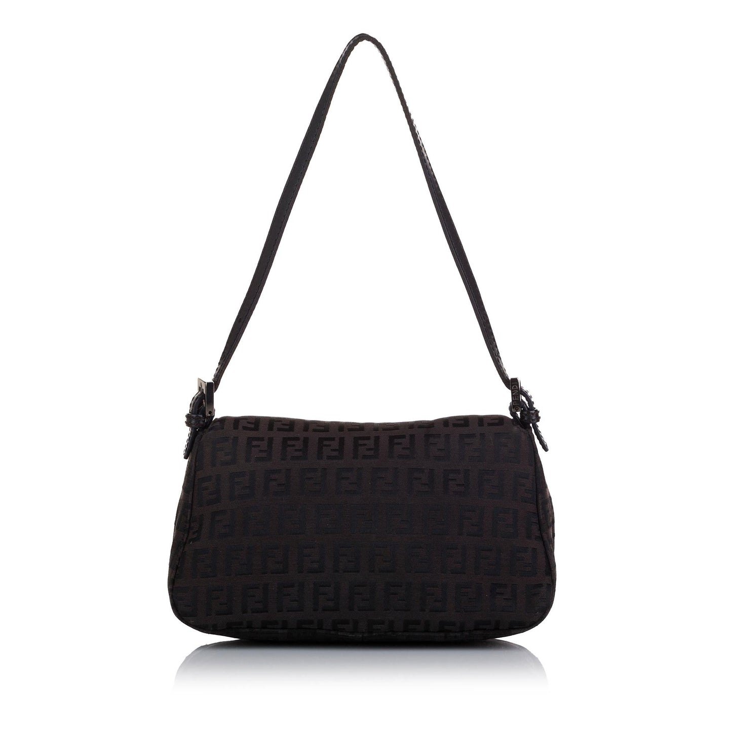 Fendi Zucchino Mamma Baguette Shg Handbag Mini Shoulder Bag