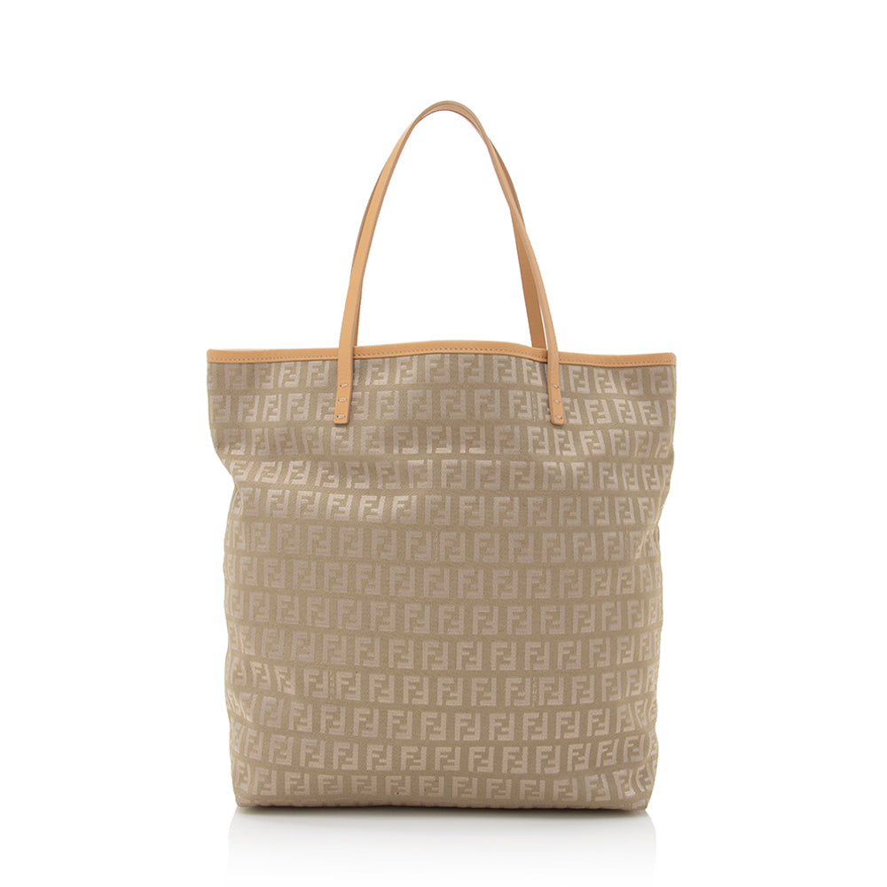 Fendi Zucchino Tall Tote Shf Tote Bag