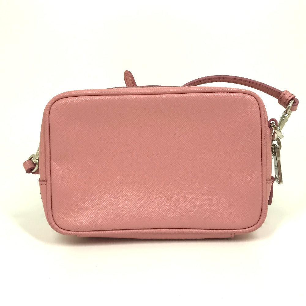 Shoulder Bag Safiano Shoulder Pouch Women Leather Pink