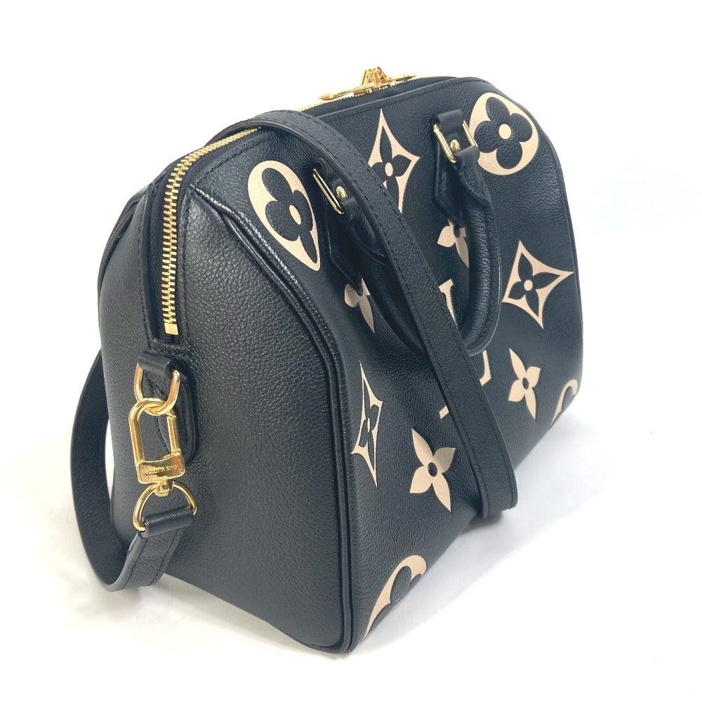 Louis Vuitton Boston Duffel M58947 Ann Platt Monogram Leather Black Speedy Travel Bag