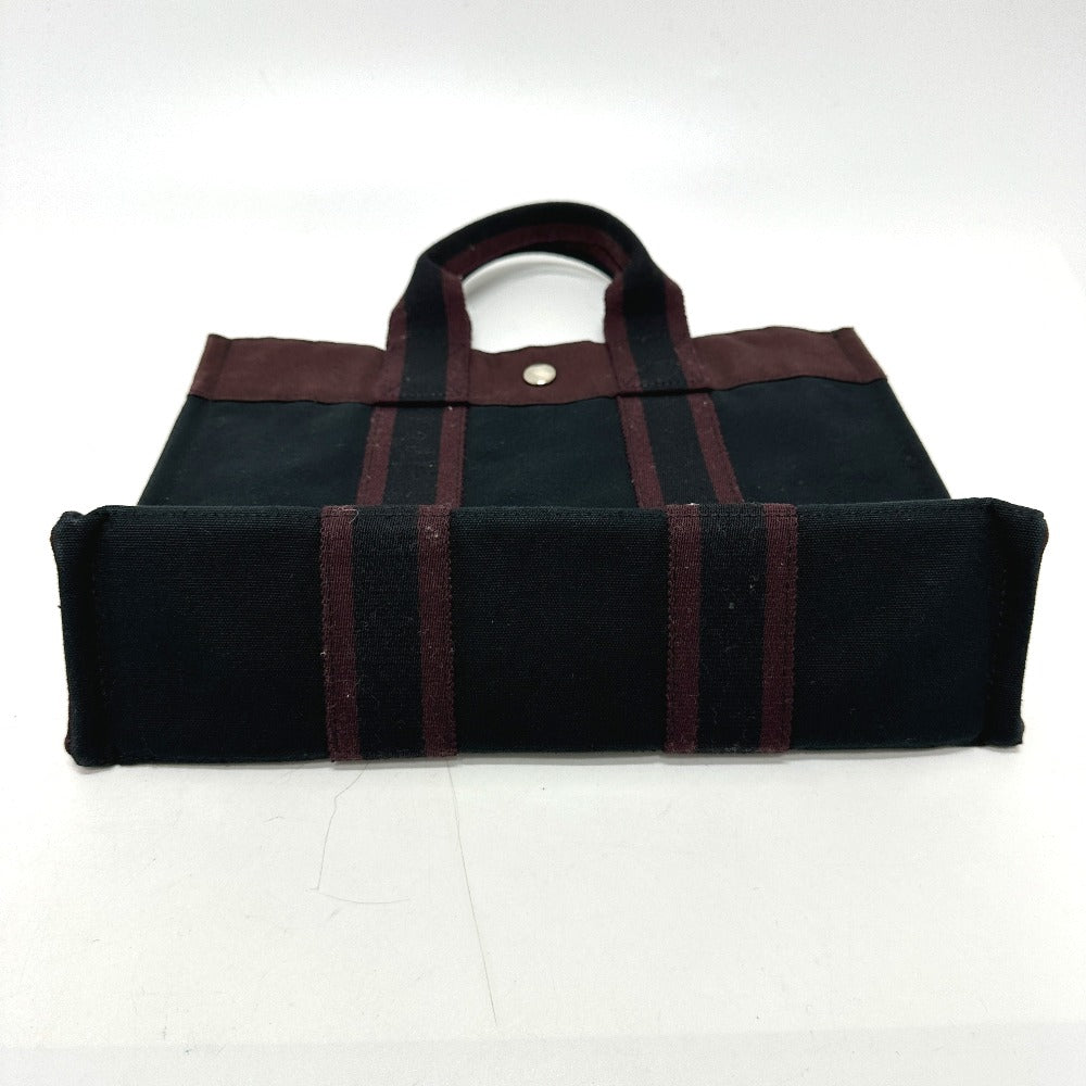 Hermes Handbag Fool Toepm Unisex Unisex Canvas Black Travel Bag G 231210 19
