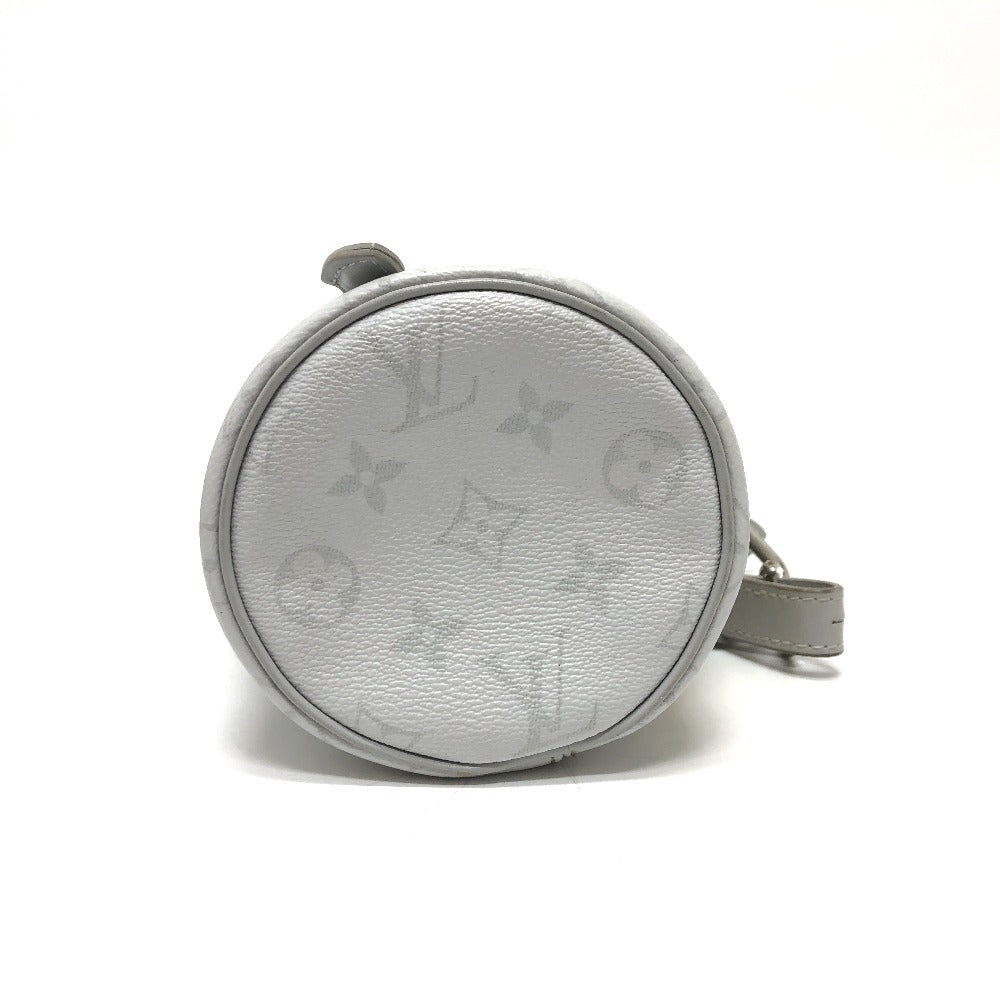 Louis Vuitton M44631 x chalk nano Monogram Canvas White Gray Shoulder Bag