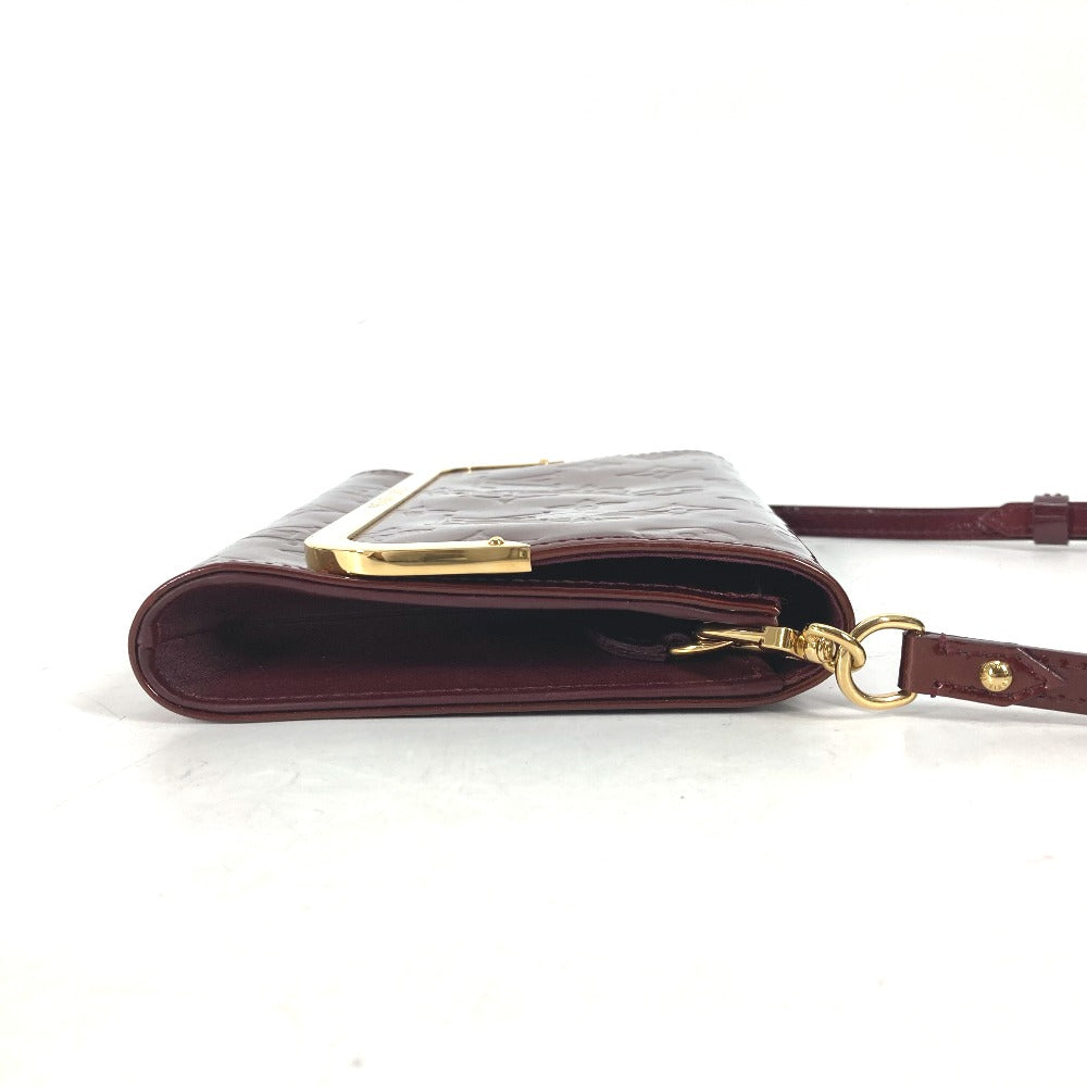 Louis Vuitton M91547 Vernis purple Vernis Rossmore Monogram Clutch Bag