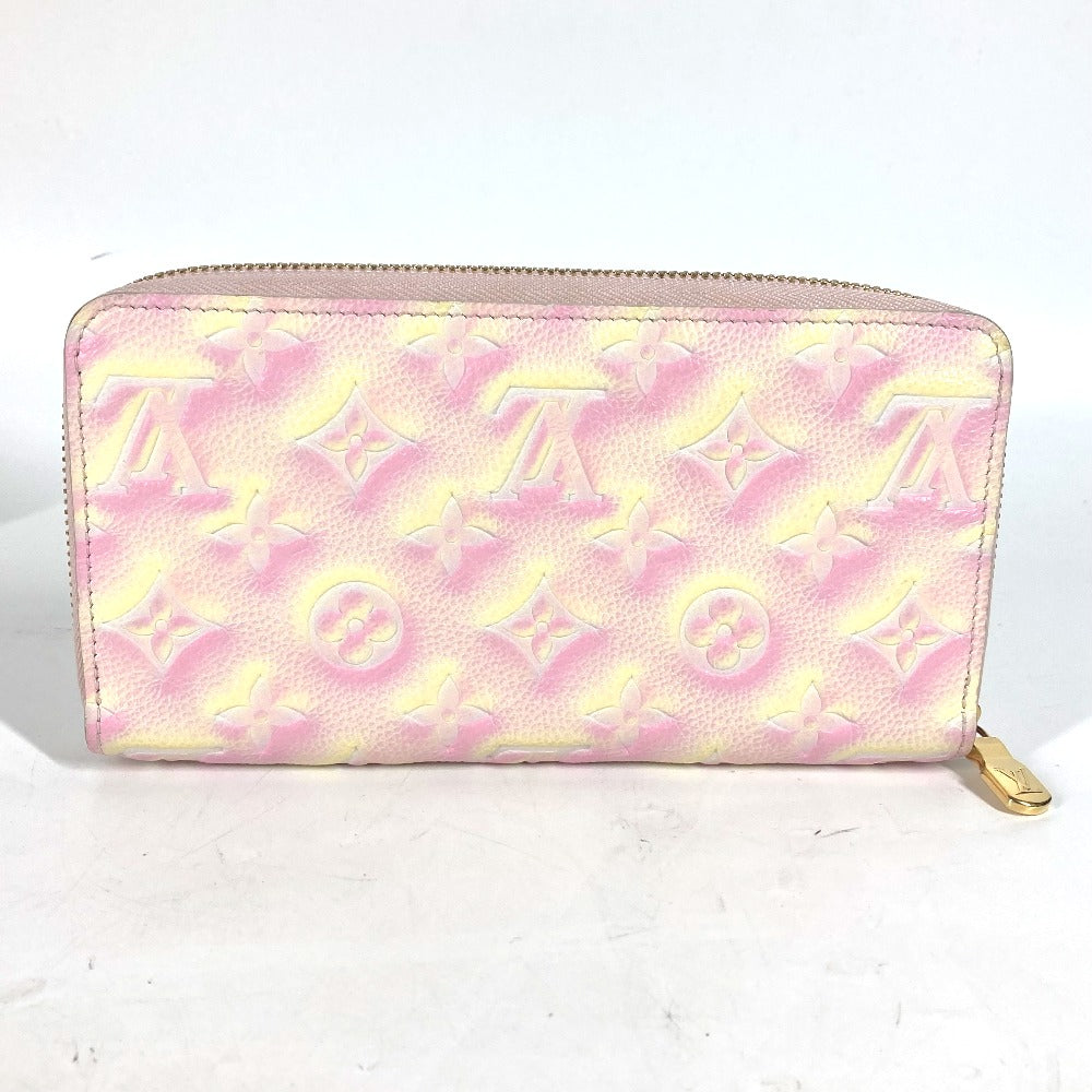 Louis Vuitton Long Purse M81299 Ann Platt Monogram Leather Pink Wallet Case G 40