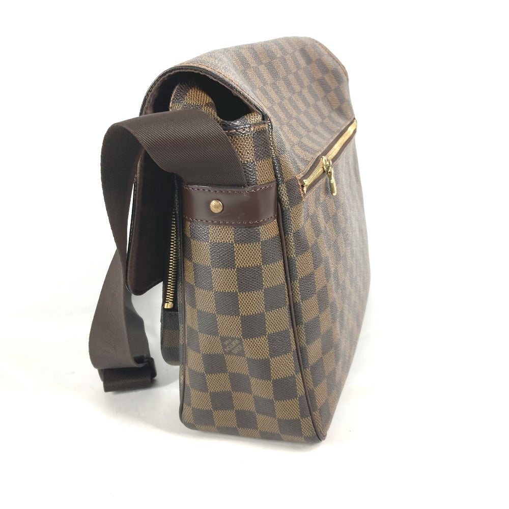 Louis Vuitton N51125 Damier Messenger Melwil Canvas Brown Crossbody Bag