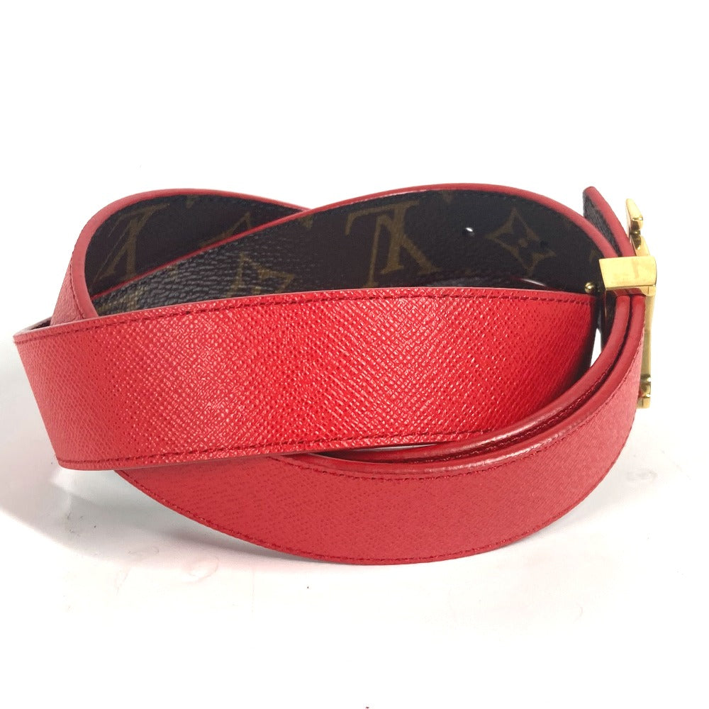 Louis Vuitton M0322W Initial 30MM Reversible 80 Monogram Canvas Brown Belt